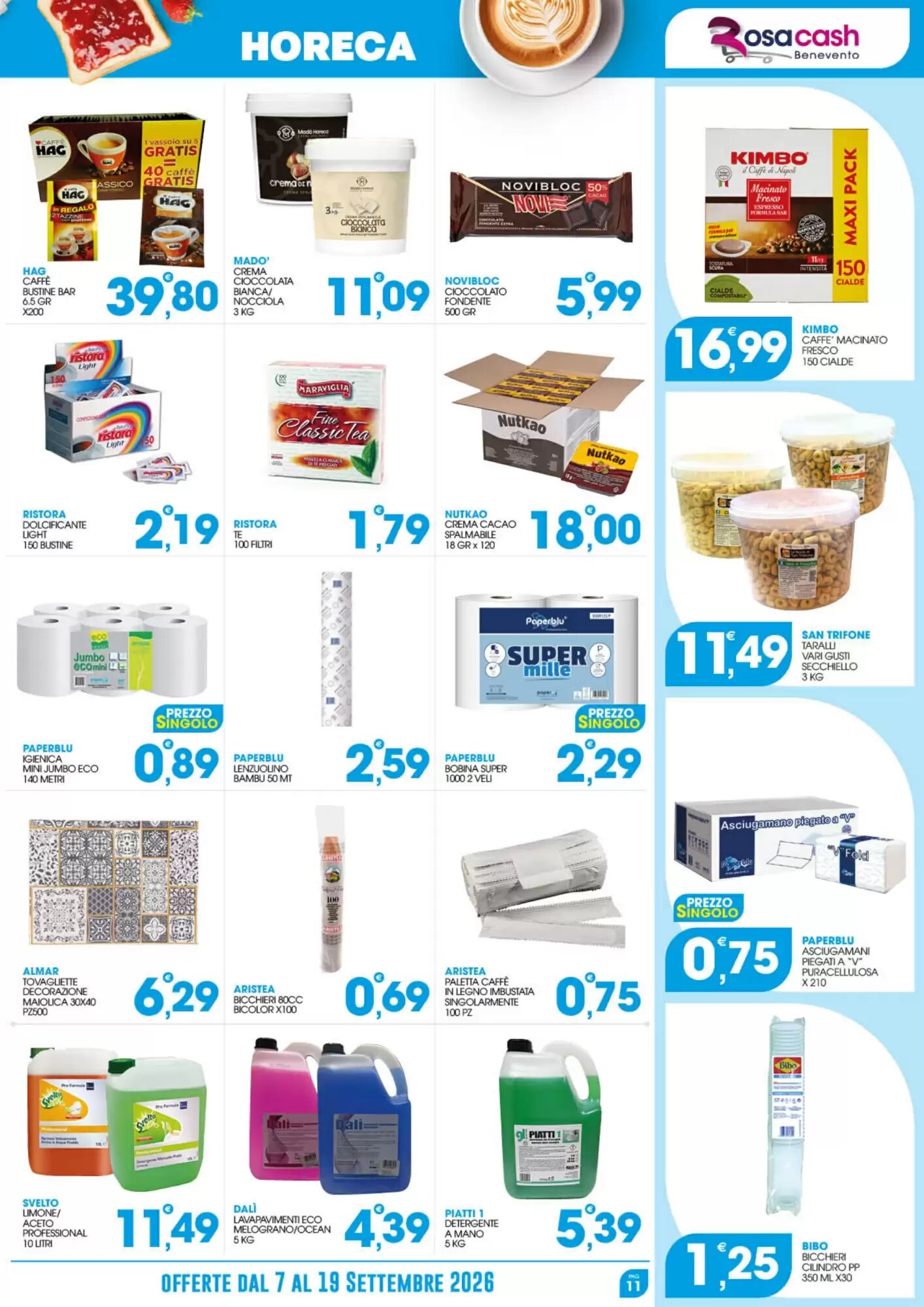 Volantino promozionale Rosa Cash  valide dal 07/09/2026 - Pagina 11.