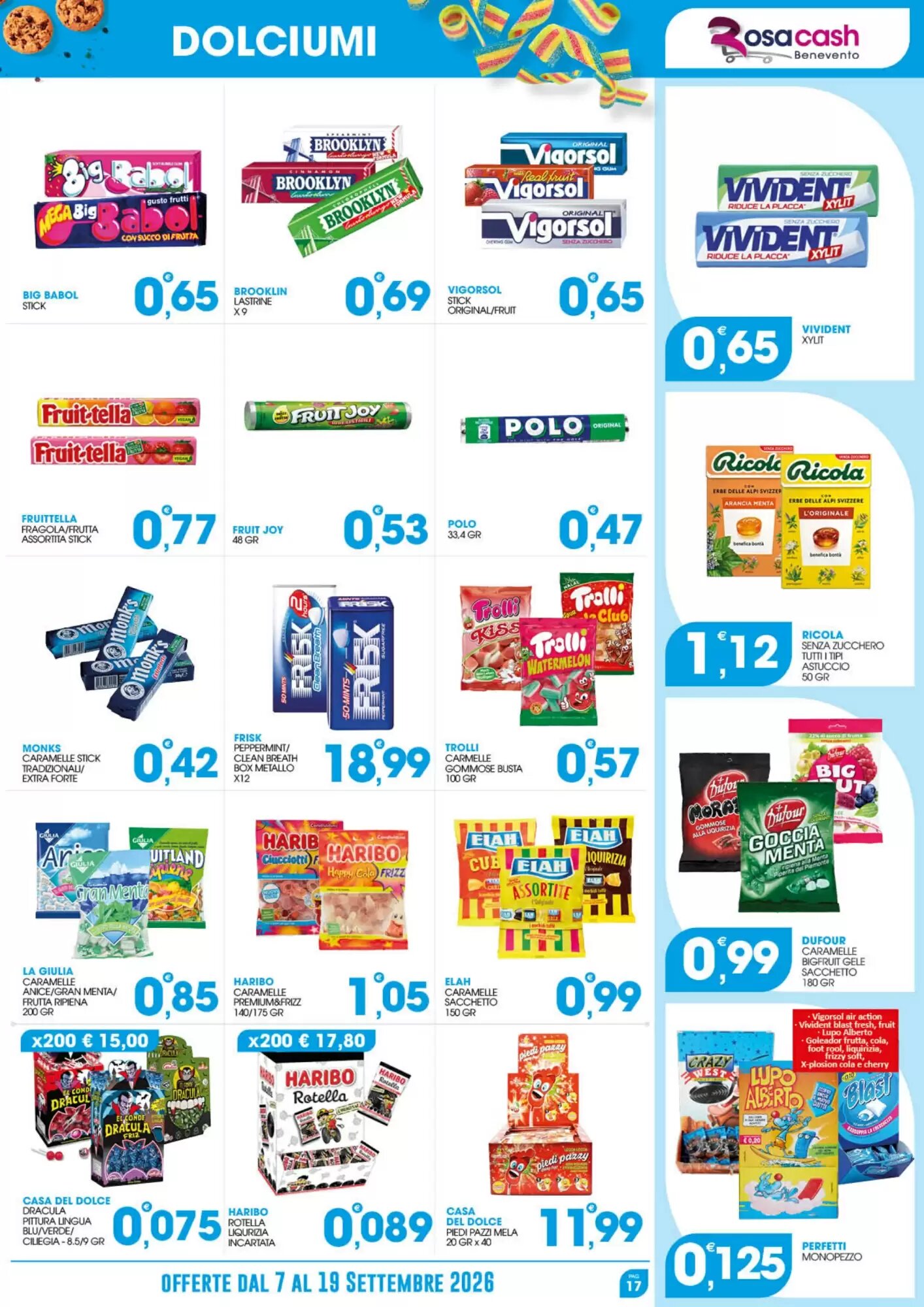 Volantino promozionale Rosa Cash  valide dal 07/09/2026 - Pagina 17.