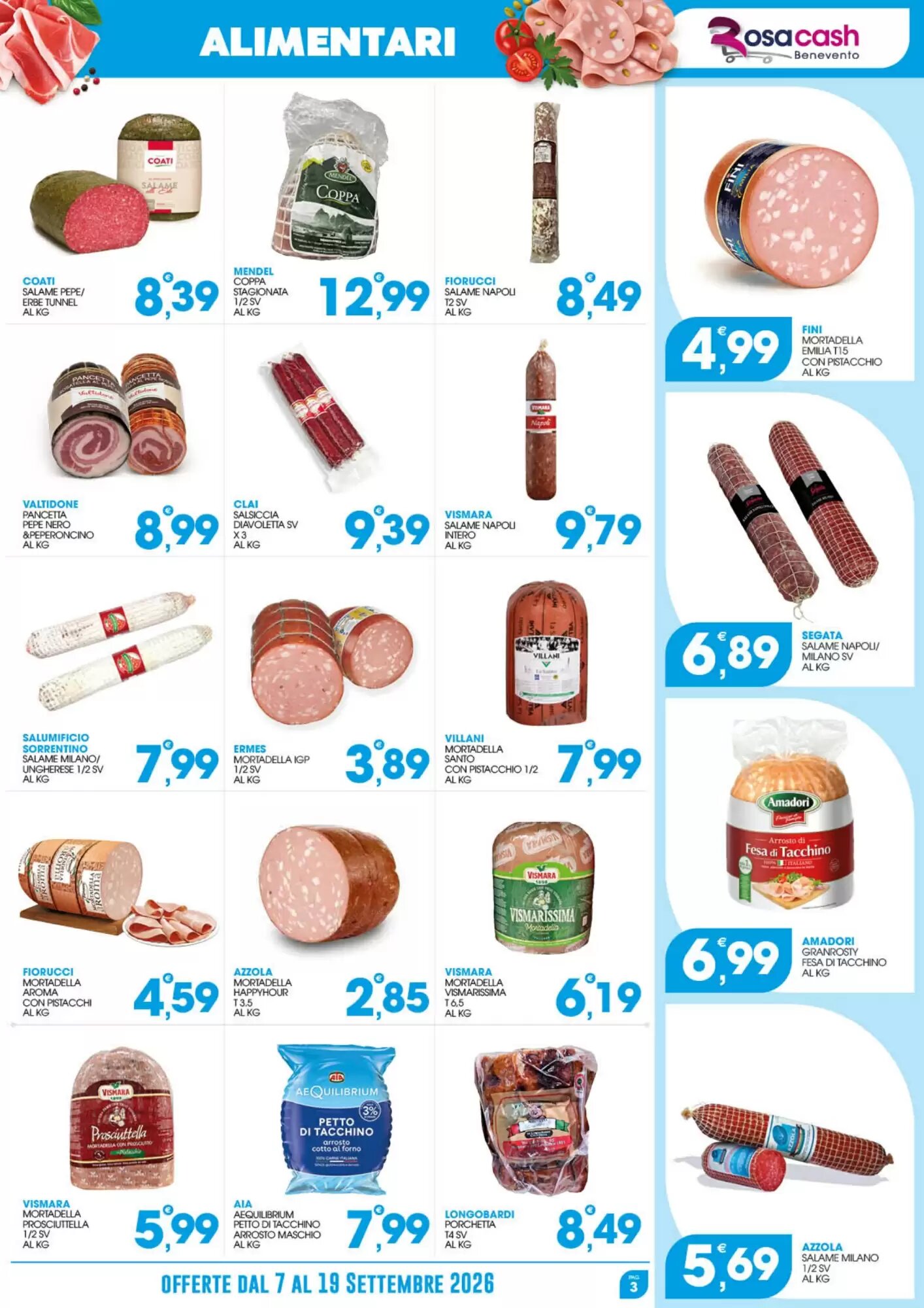 Volantino promozionale Rosa Cash  valide dal 07/09/2026 - Pagina 3.