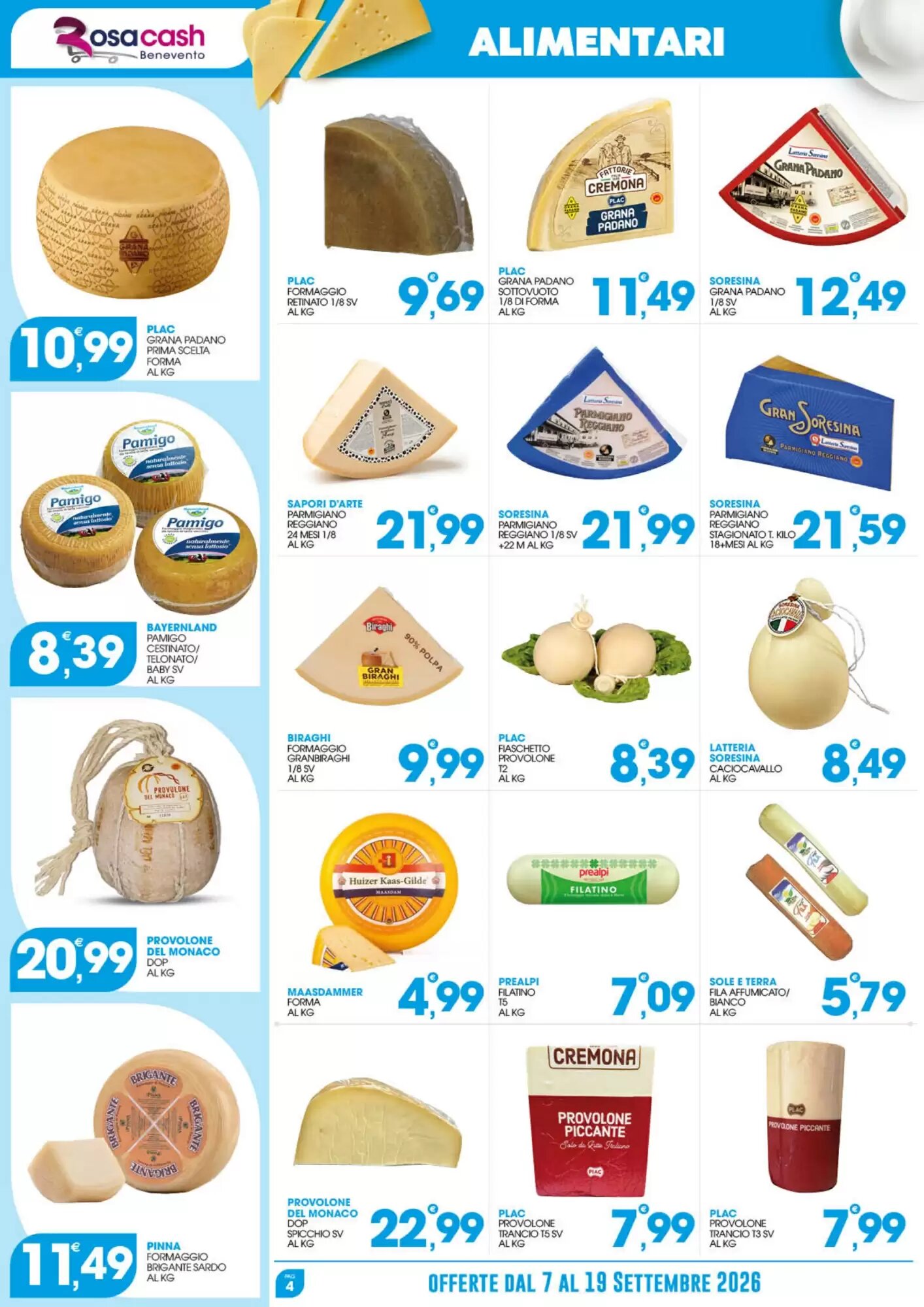 Volantino promozionale Rosa Cash  valide dal 07/09/2026 - Pagina 4.