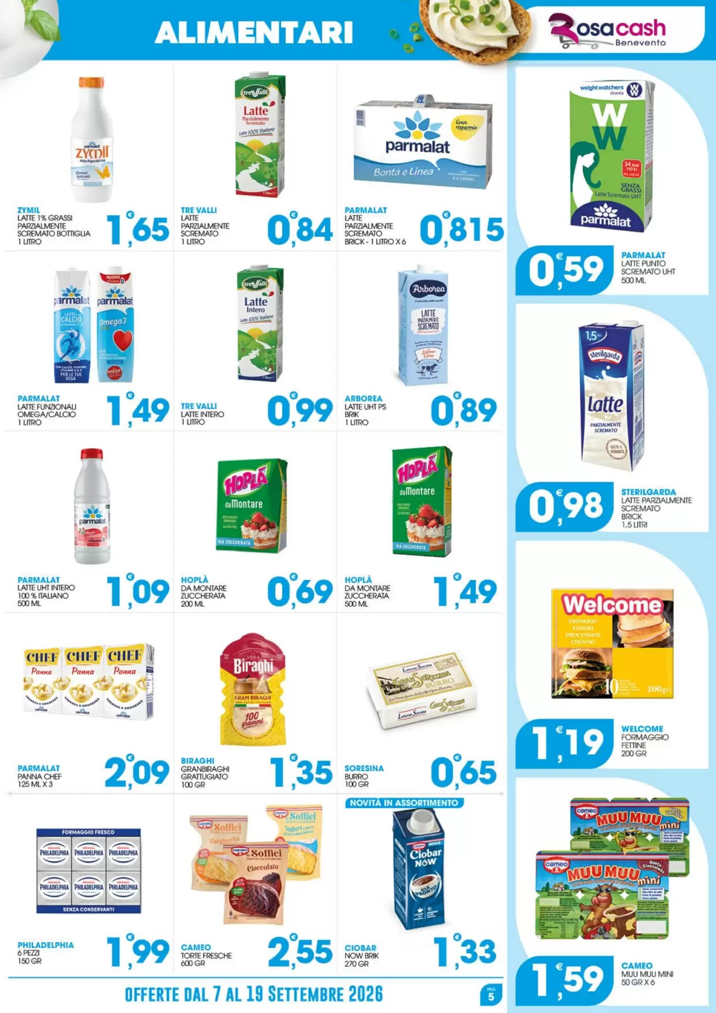 Volantino promozionale Rosa Cash  valide dal 07/09/2026 - Pagina 5.