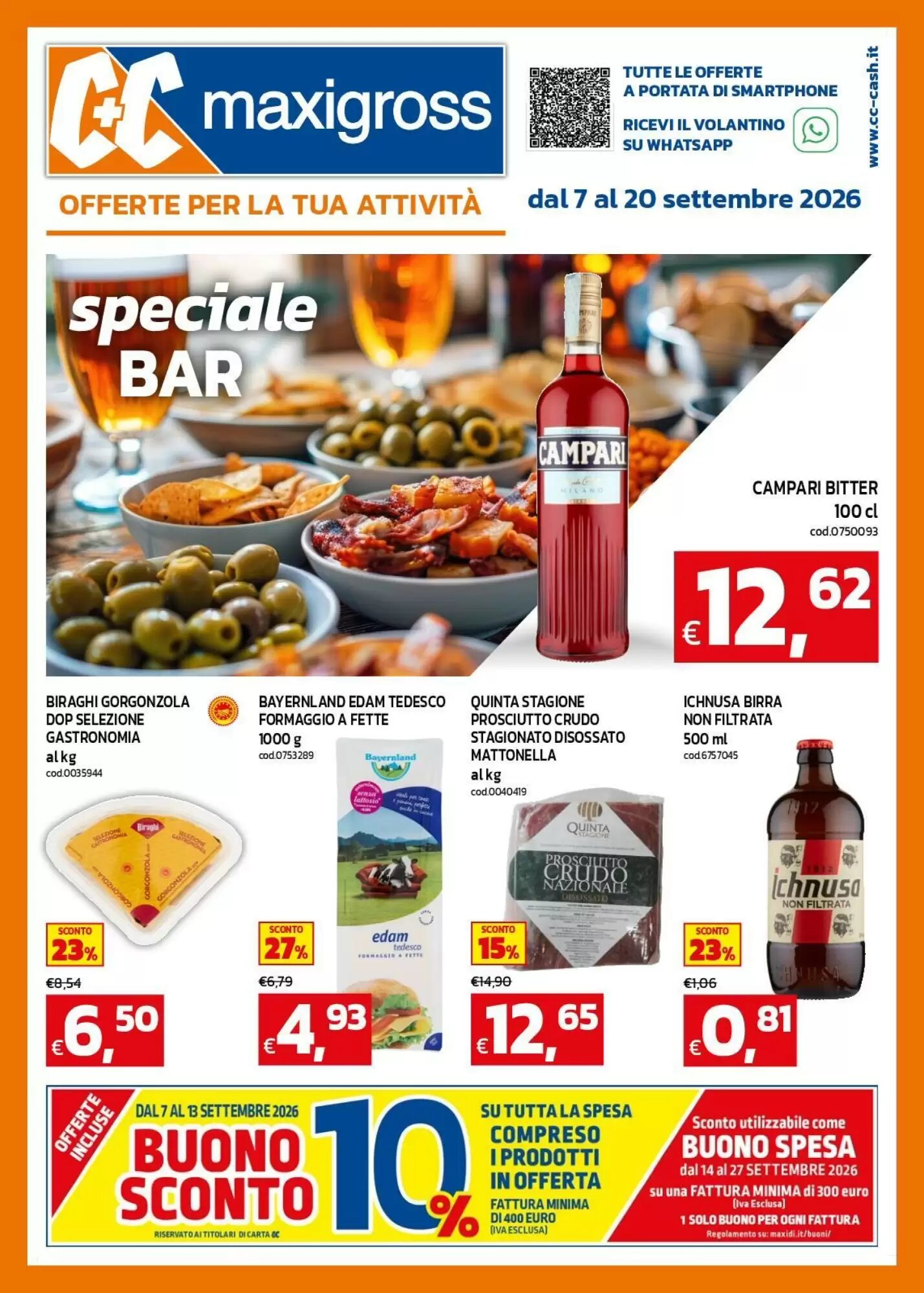 Volantino promozionale C+C maxigross  valide dal 07/09/2026 - Pagina 1.