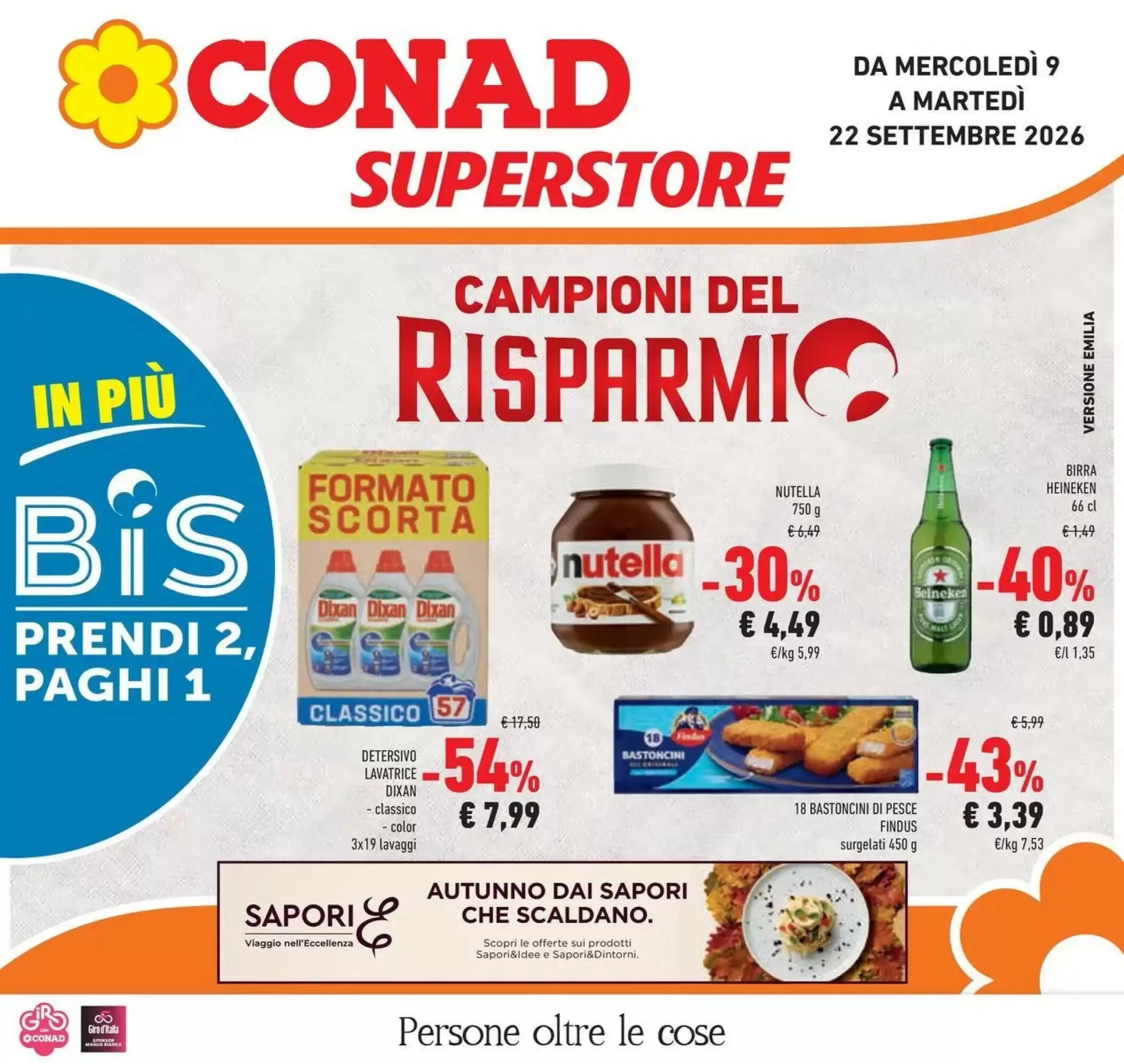 Volantino promozionale Conad valide dal 08/09/2026 - Pagina 1.