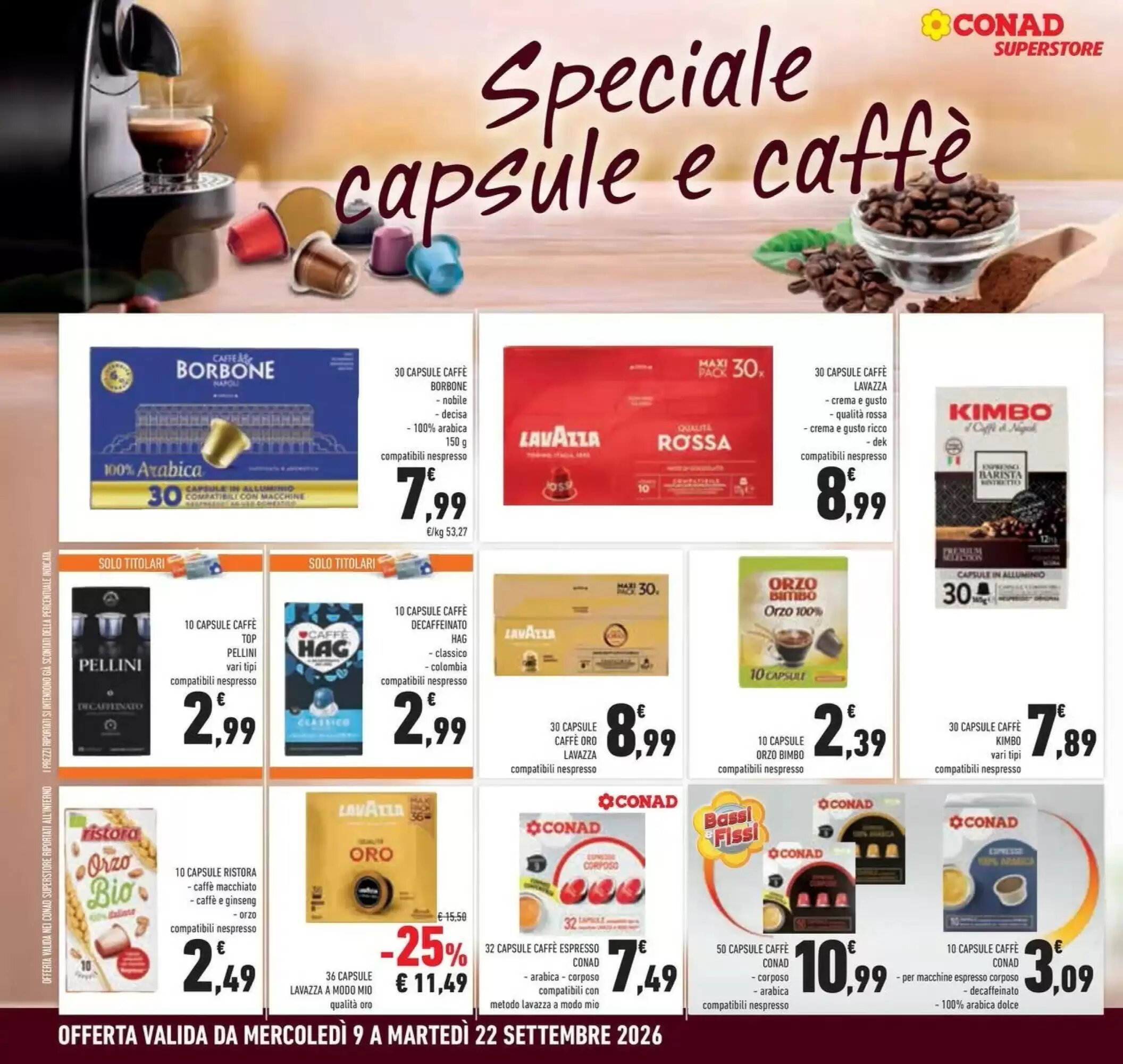 Volantino promozionale Conad  valide dal 08/09/2026 - Pagina 10.
