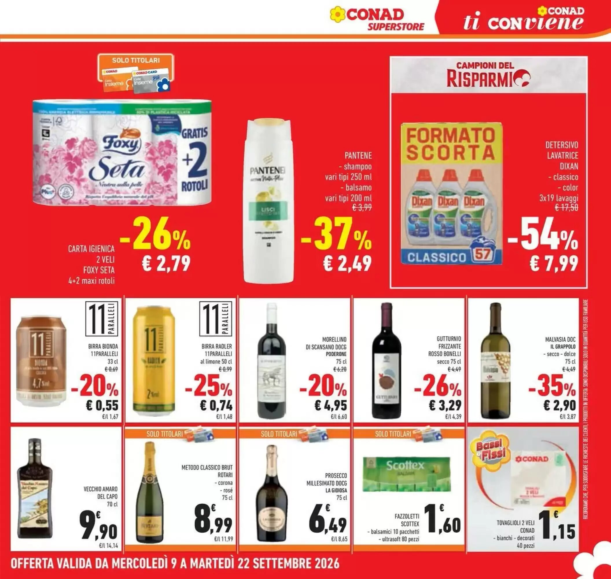 Volantino promozionale Conad  valide dal 08/09/2026 - Pagina 17.
