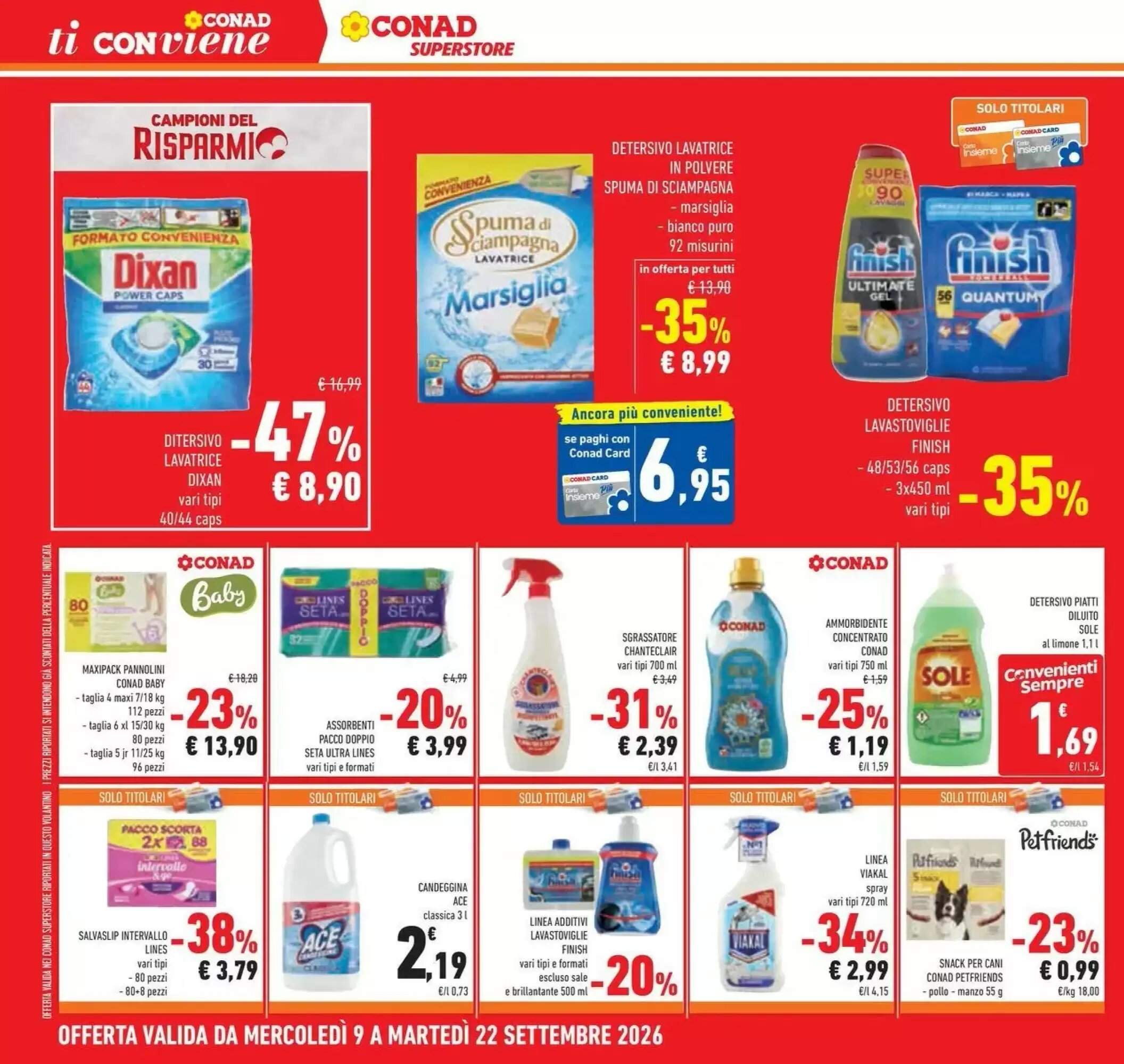Volantino promozionale Conad  valide dal 08/09/2026 - Pagina 18.