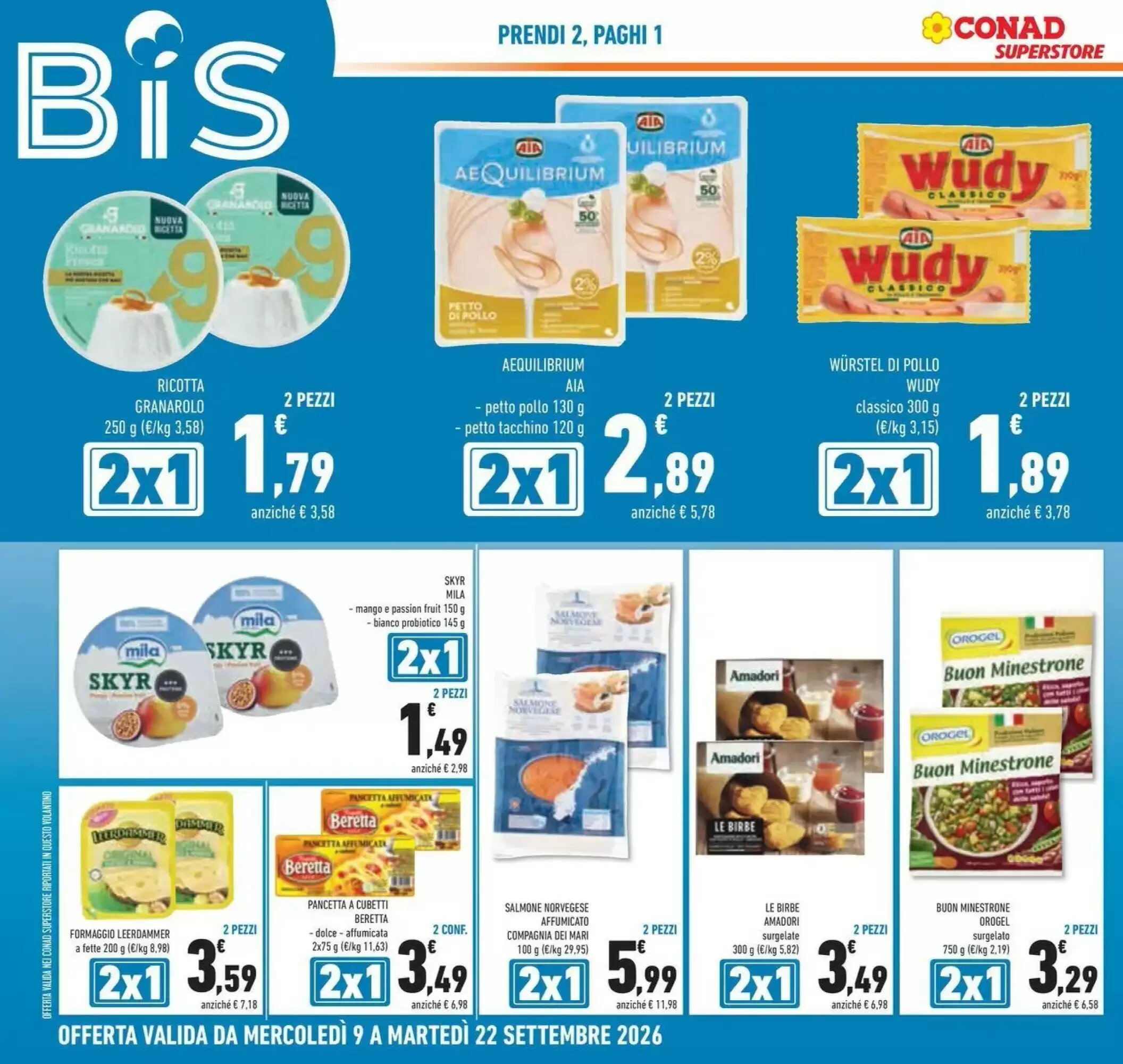Volantino promozionale Conad  valide dal 08/09/2026 - Pagina 2.