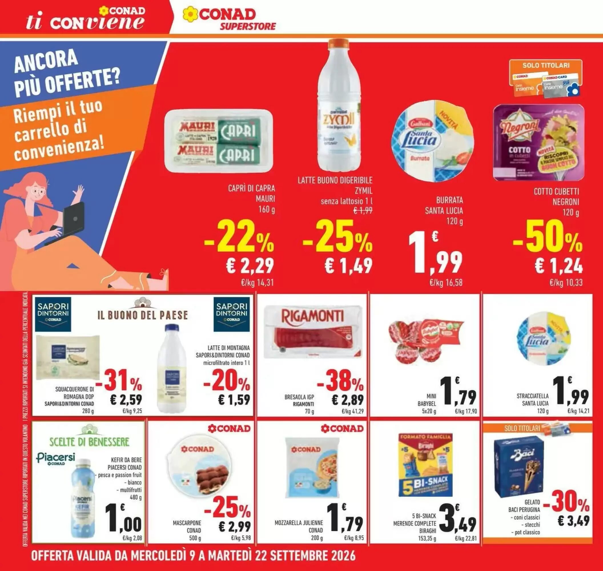 Volantino promozionale Conad  valide dal 08/09/2026 - Pagina 22.
