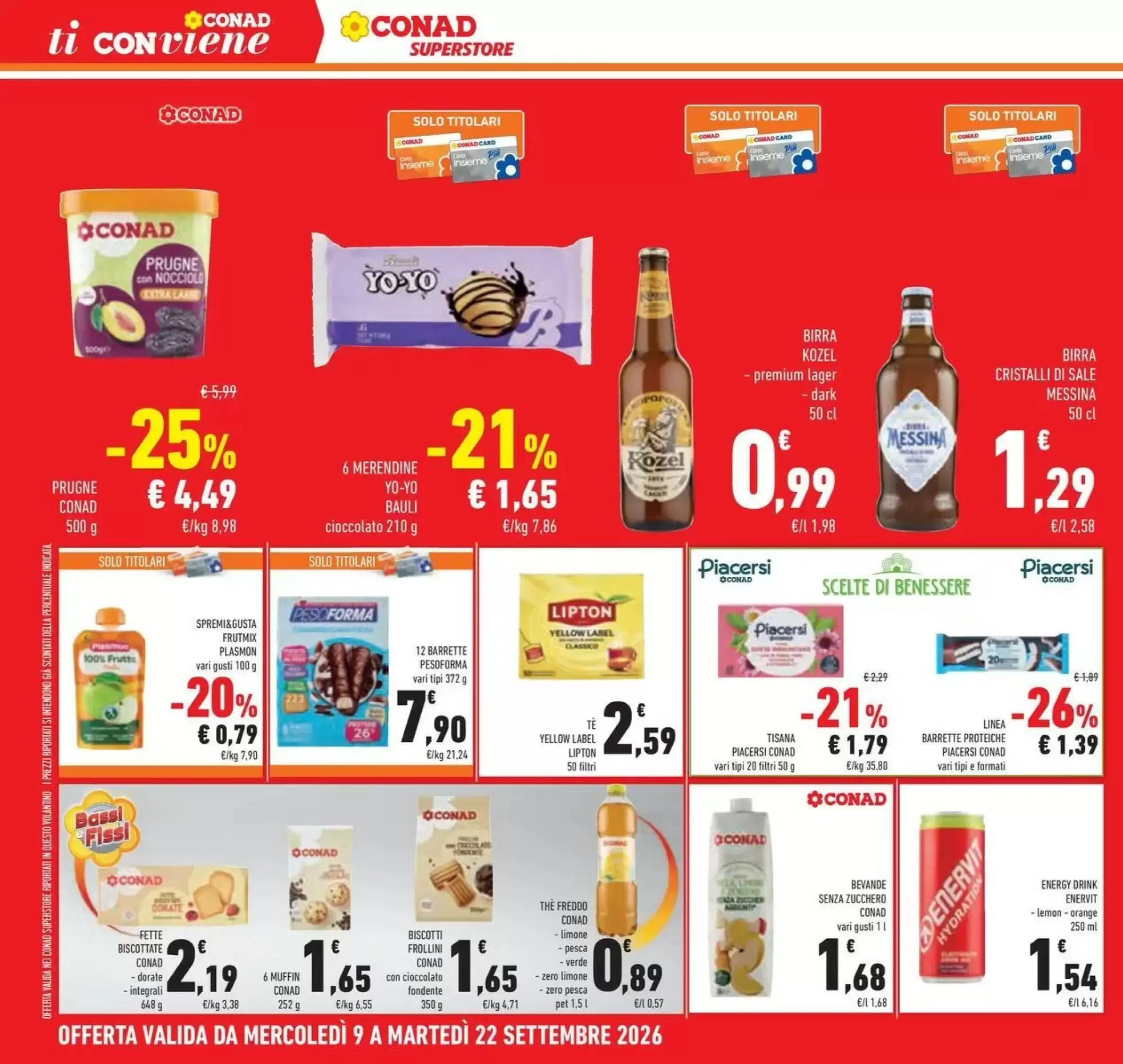 Volantino promozionale Conad  valide dal 08/09/2026 - Pagina 24.