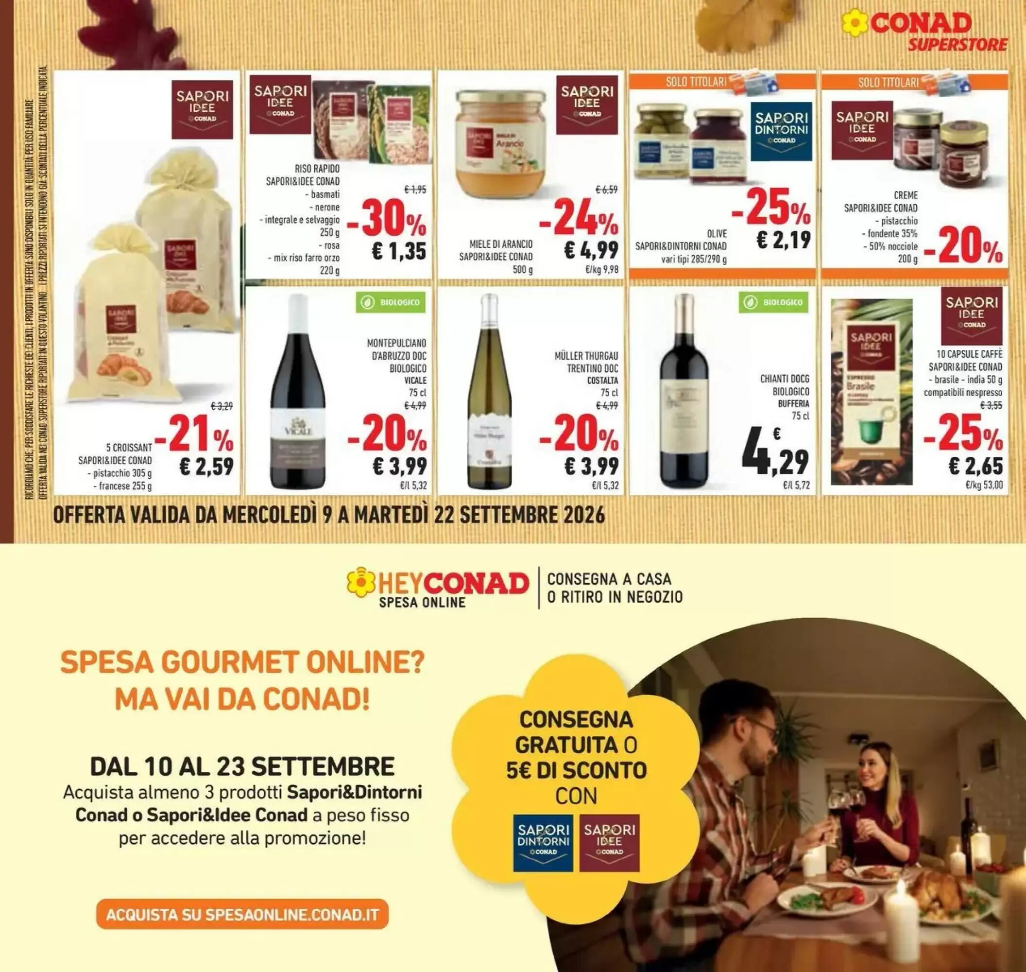 Volantino promozionale Conad  valide dal 08/09/2026 - Pagina 38.