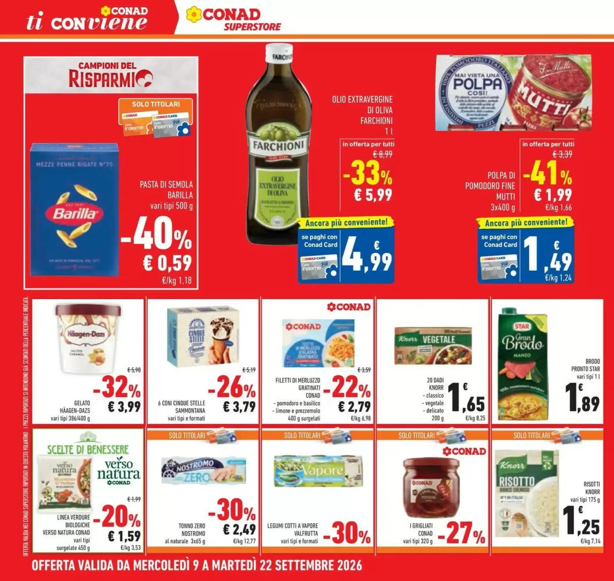 Volantino promozionale Conad  valide dal 08/09/2026 - Pagina 8.