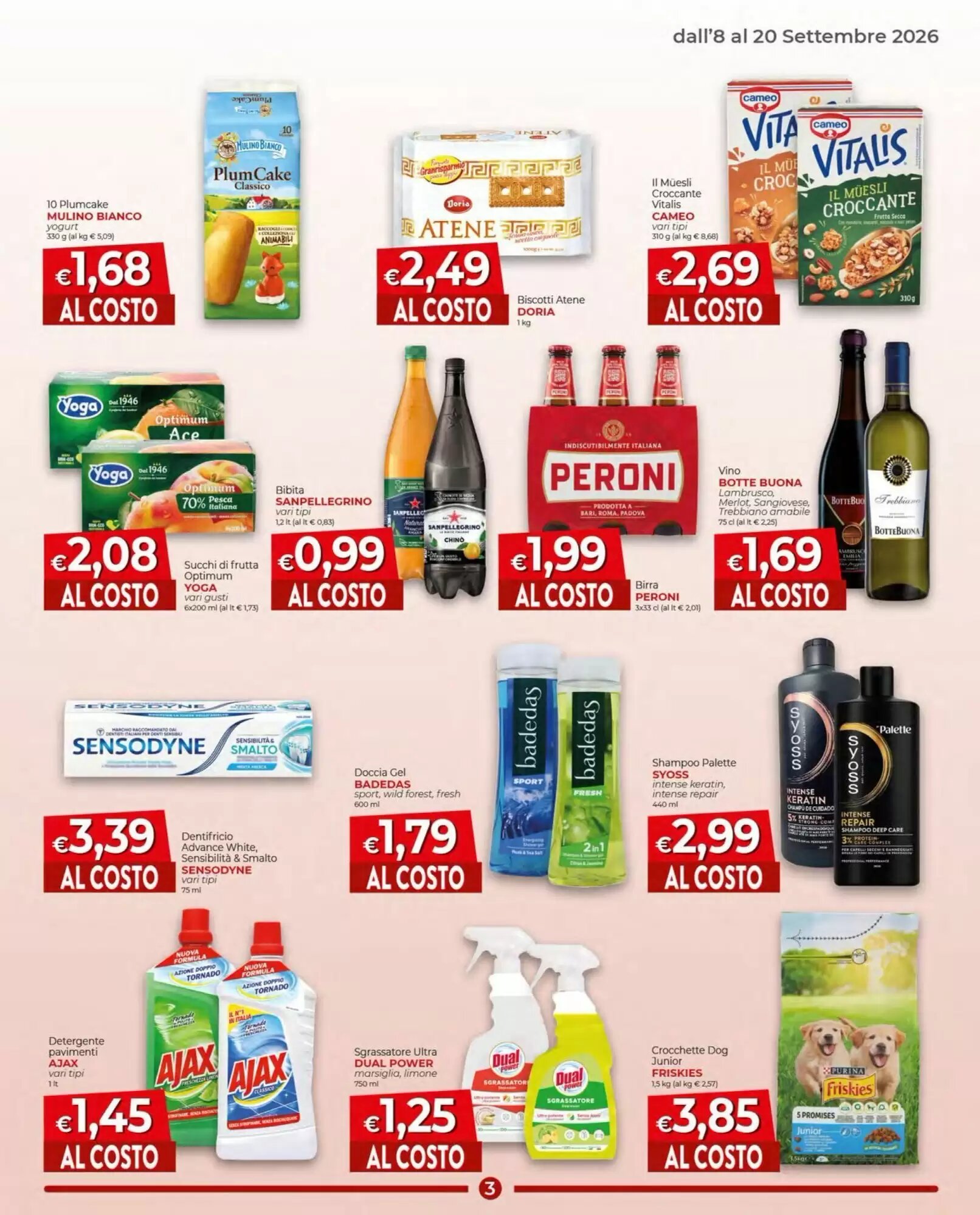 Volantino promozionale Supermercati Nonna Isa  valide dal 08/09/2026 - Pagina 3.