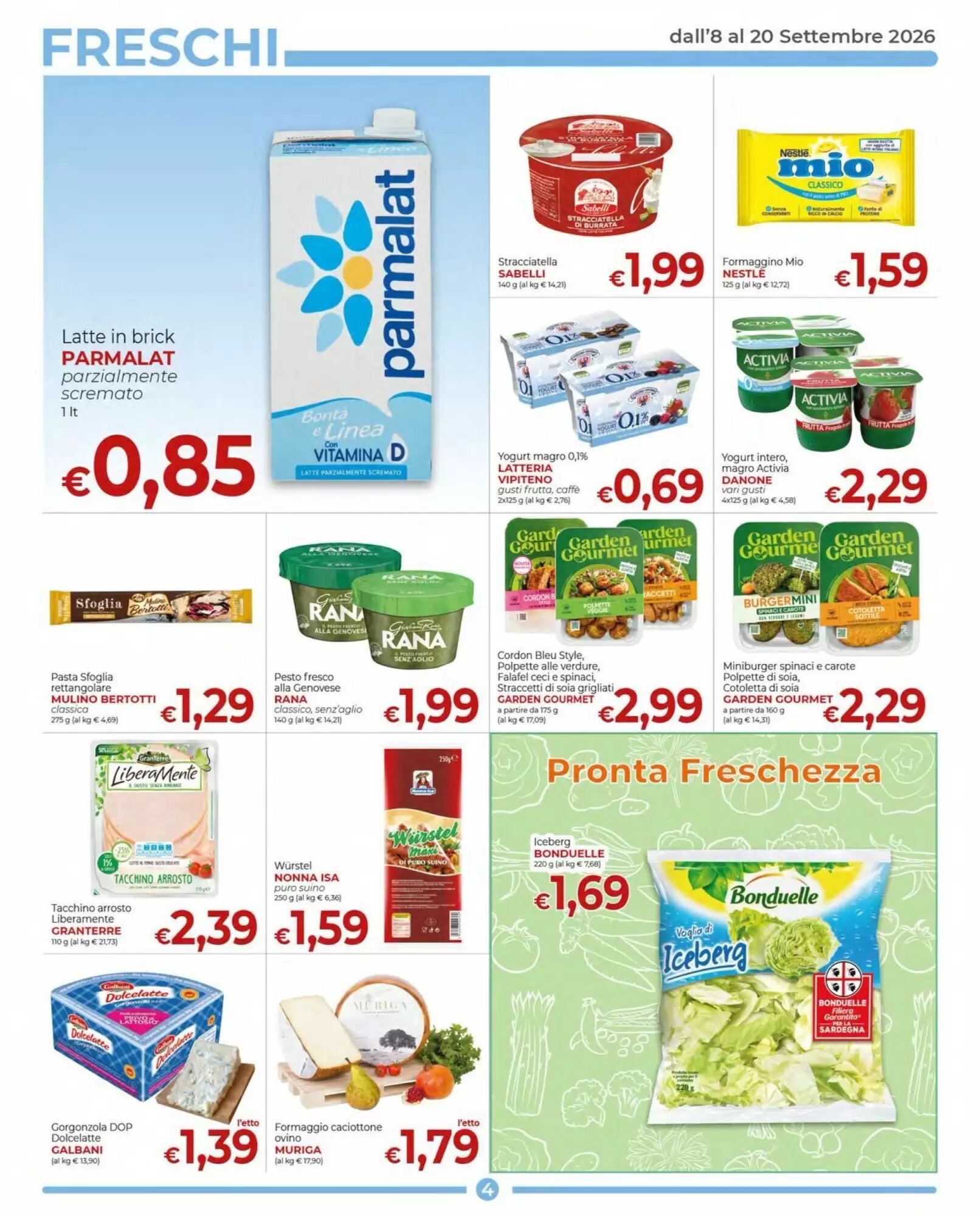 Volantino promozionale Supermercati Nonna Isa  valide dal 08/09/2026 - Pagina 4.