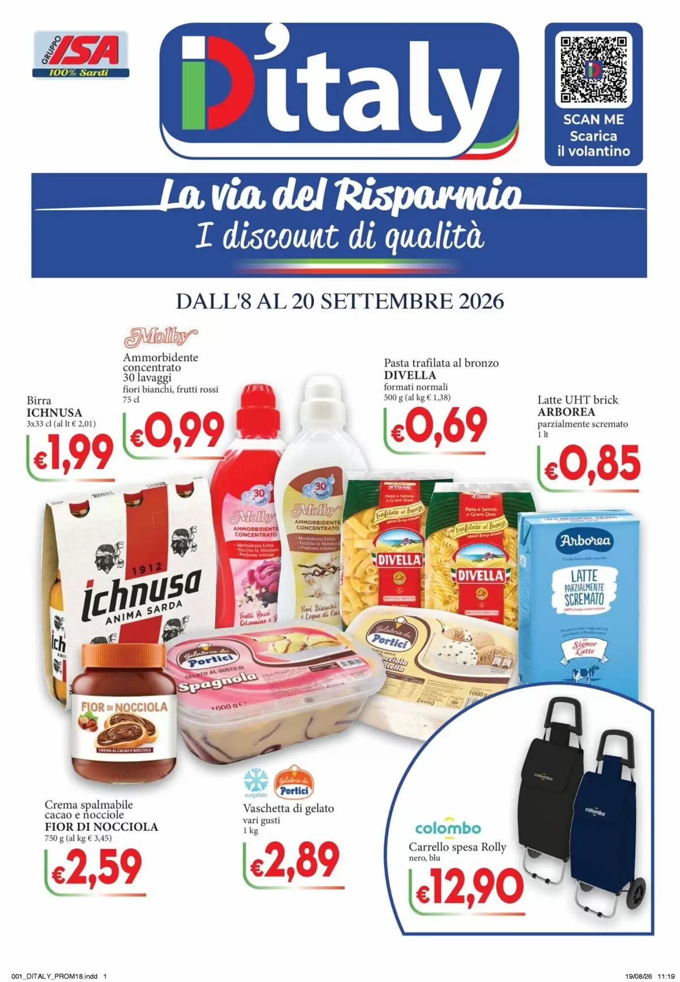 Volantino promozionale D'Italy  valide dal 08/09/2026 - Pagina 1.
