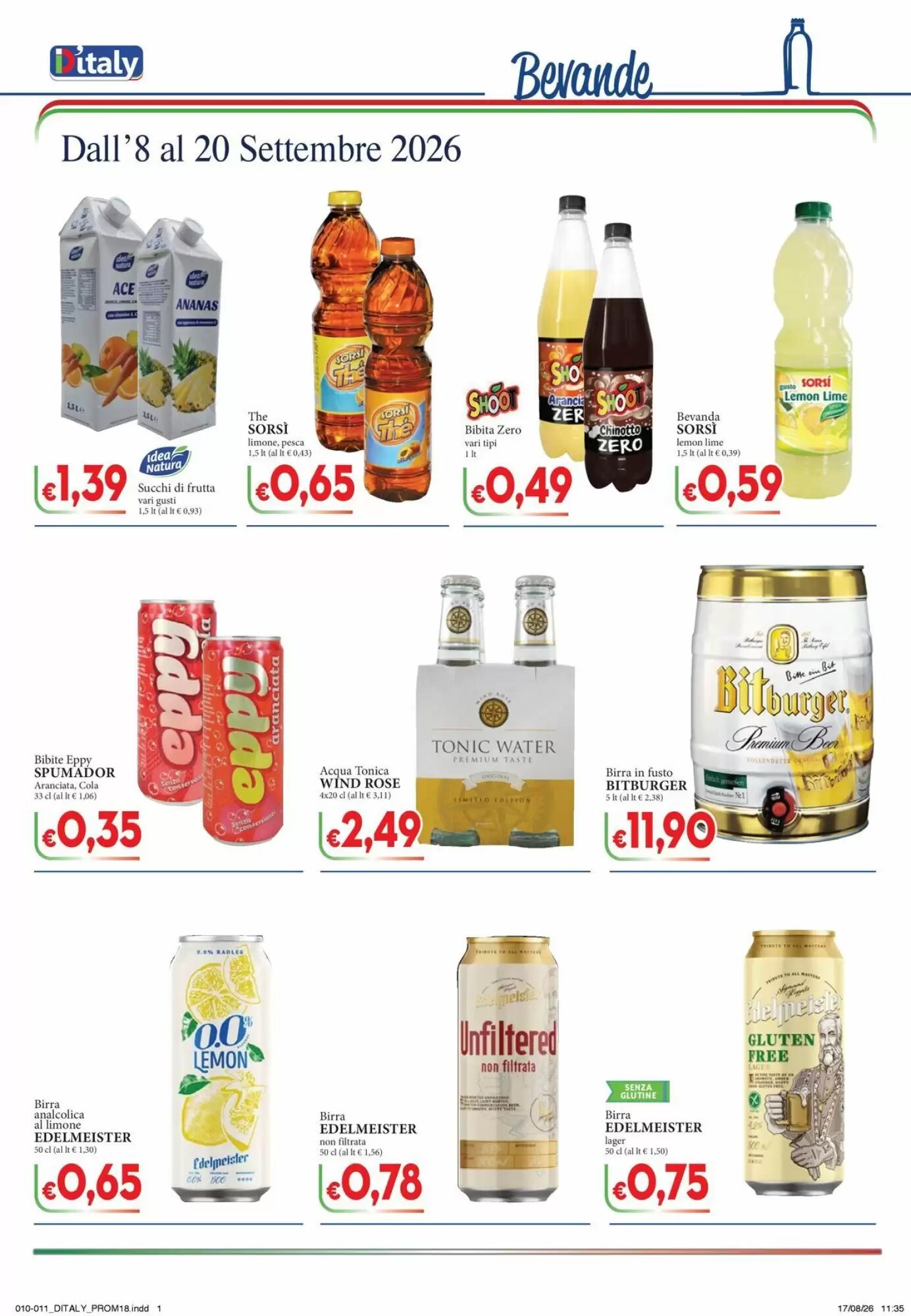 Volantino promozionale D'Italy  valide dal 08/09/2026 - Pagina 10.