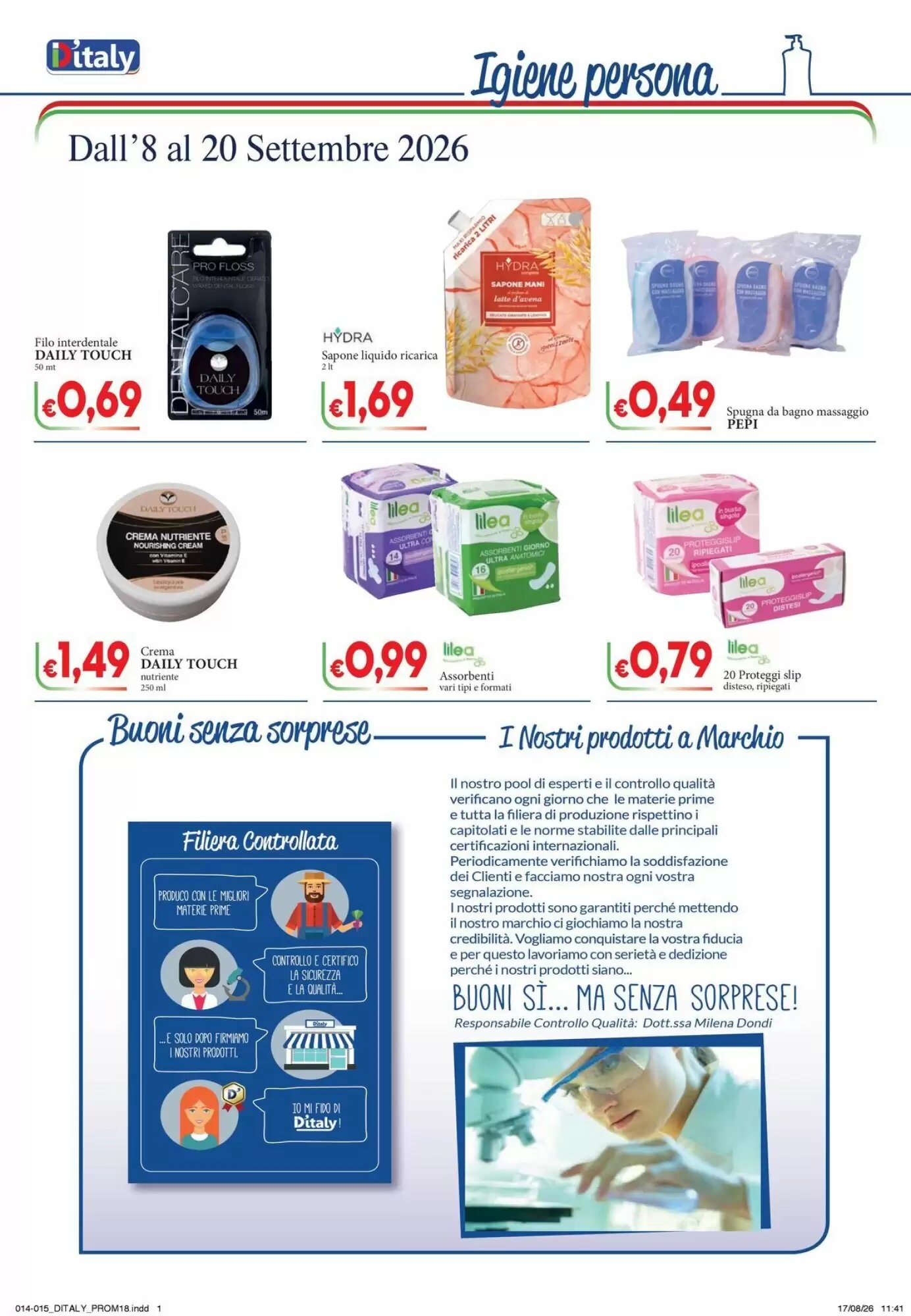 Volantino promozionale D'Italy  valide dal 08/09/2026 - Pagina 14.