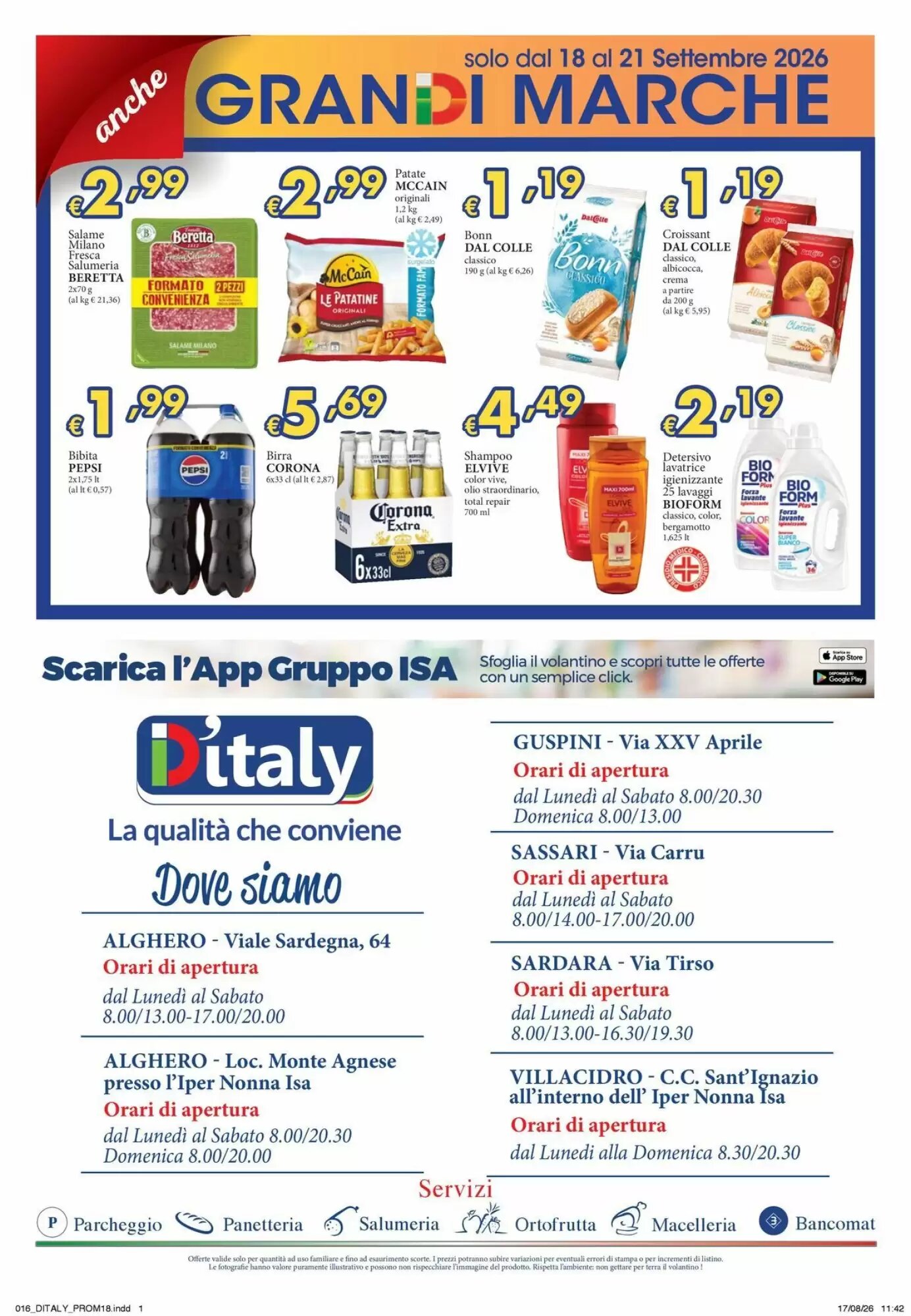 Volantino promozionale D'Italy  valide dal 08/09/2026 - Pagina 16.
