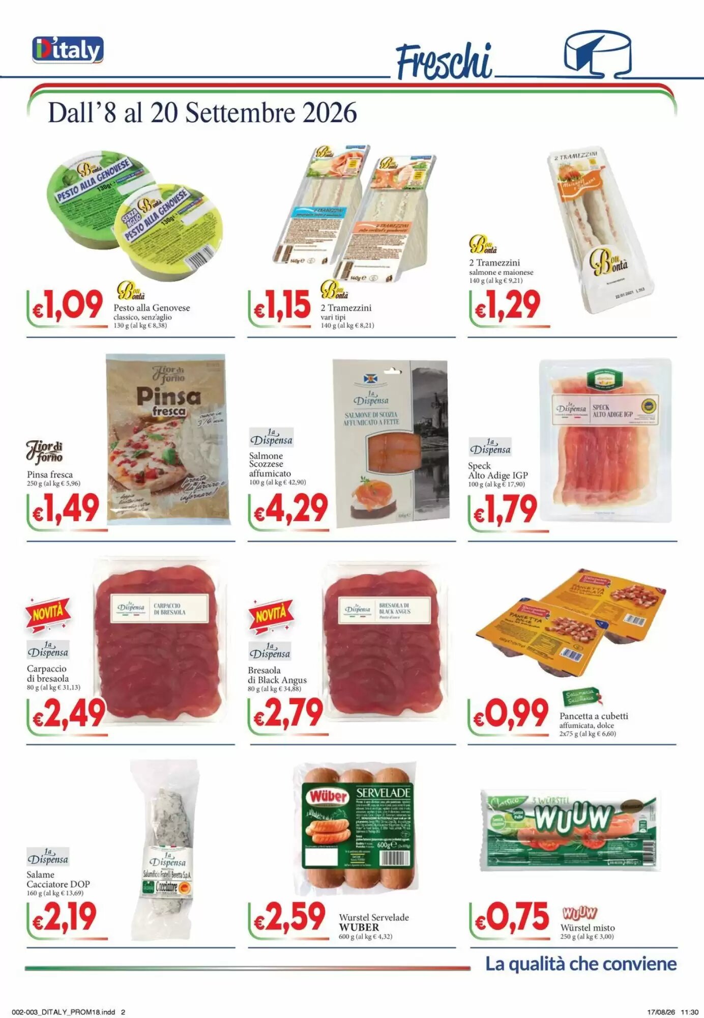 Volantino promozionale D'Italy  valide dal 08/09/2026 - Pagina 3.