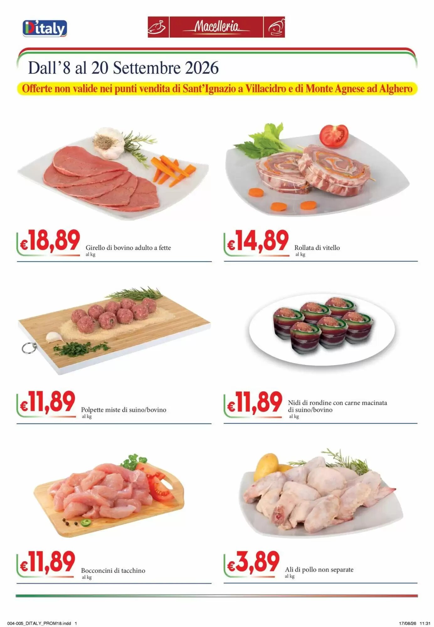 Volantino promozionale D'Italy  valide dal 08/09/2026 - Pagina 4.
