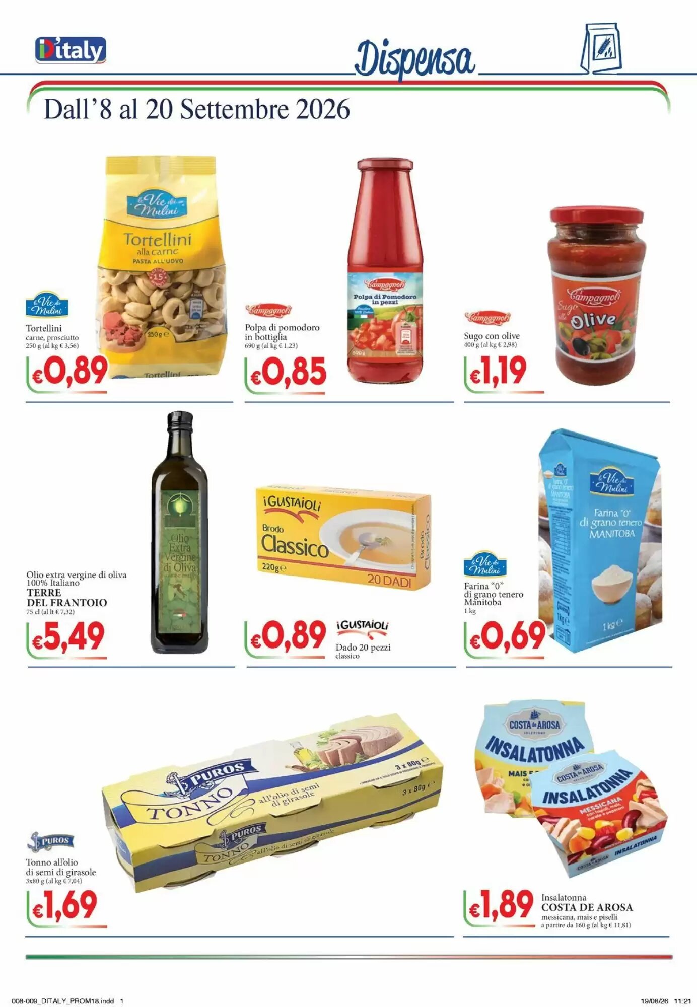 Volantino promozionale D'Italy  valide dal 08/09/2026 - Pagina 8.