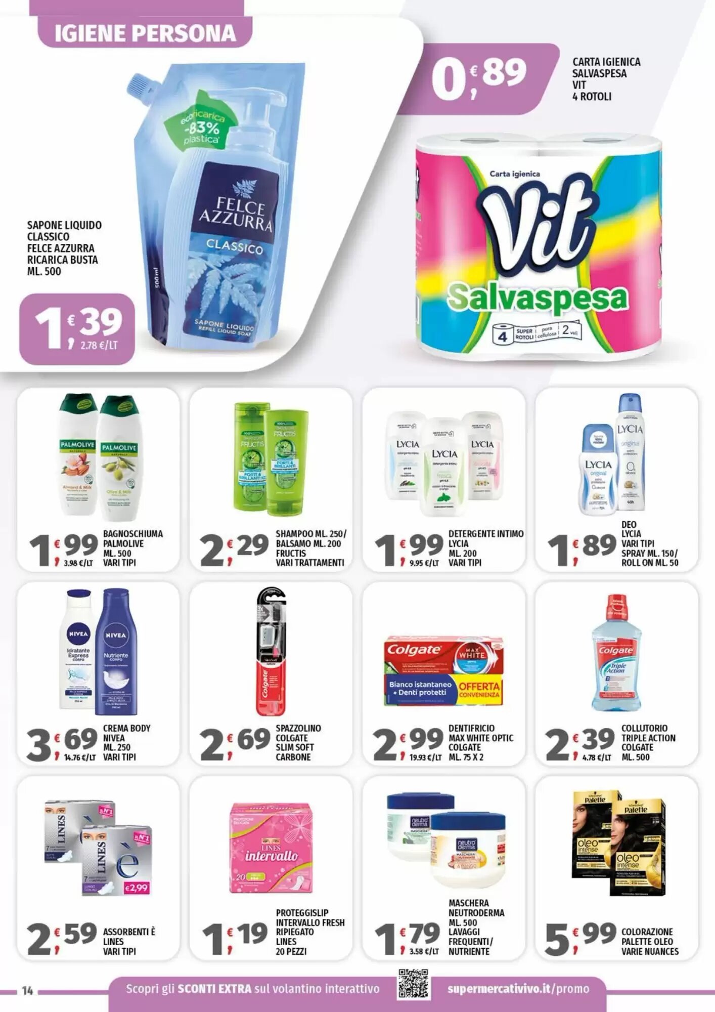 Volantino promozionale Vivo Supermercati  valide dal 08/09/2026 - Pagina 14.