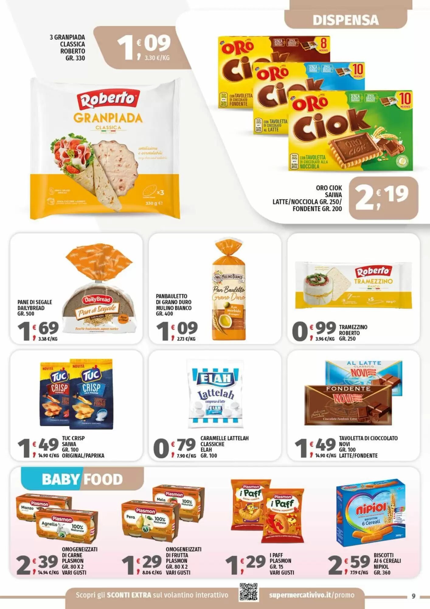 Volantino promozionale Vivo Supermercati  valide dal 08/09/2026 - Pagina 9.