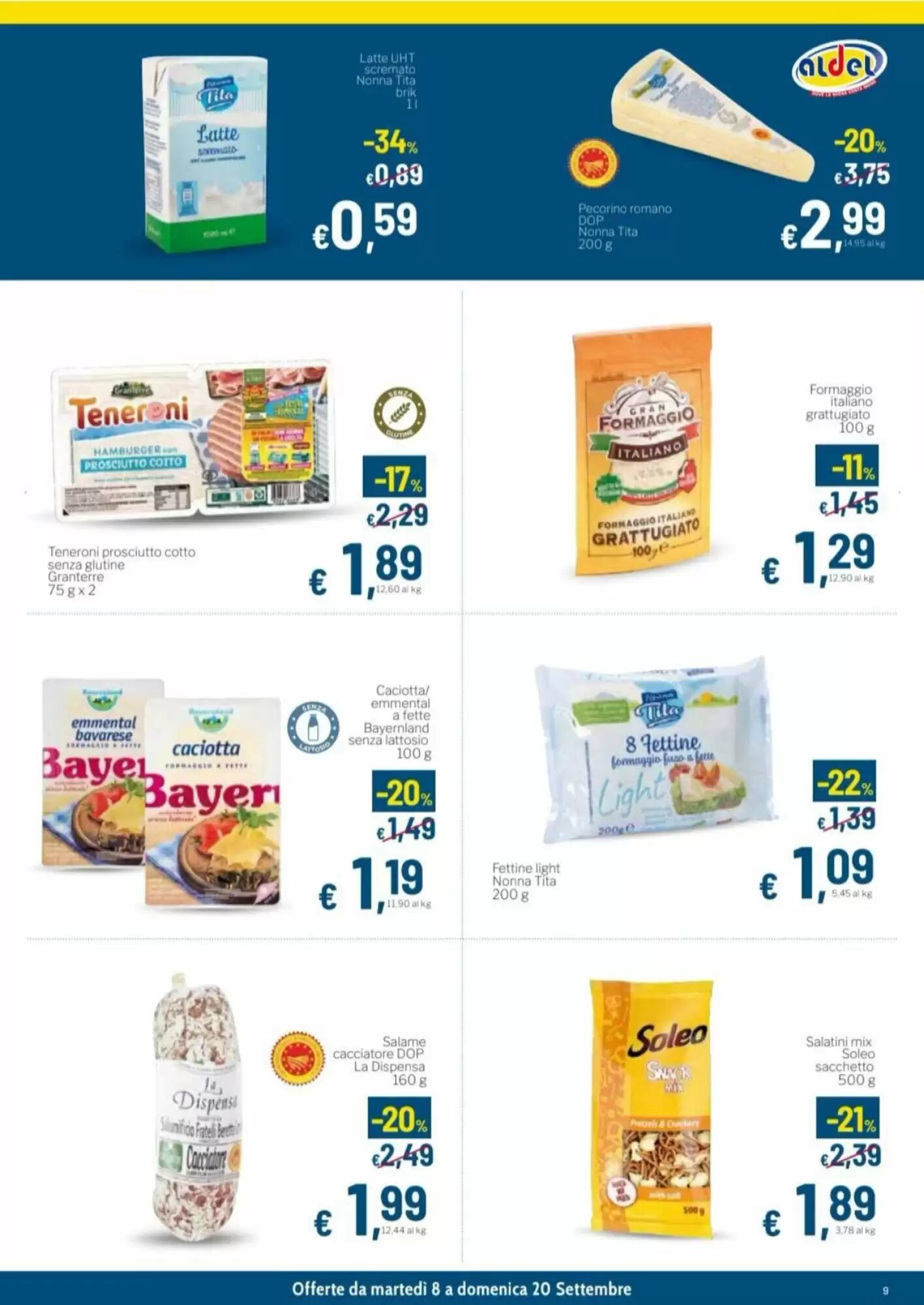 Volantino promozionale Aldel Discount  valide dal 08/09/2026 - Pagina 9.