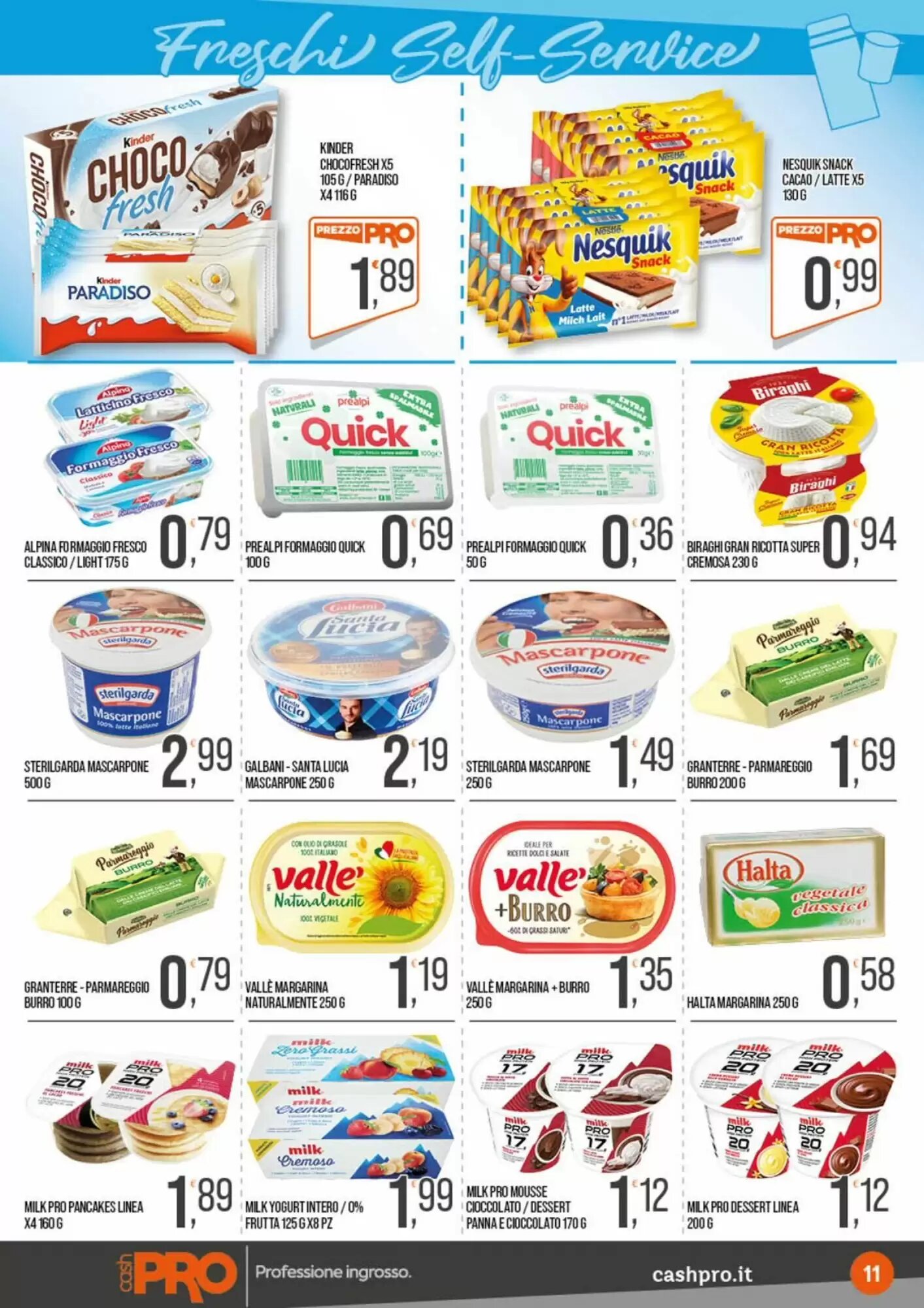 Volantino promozionale Cash pro  valide dal 08/09/2026 - Pagina 11.