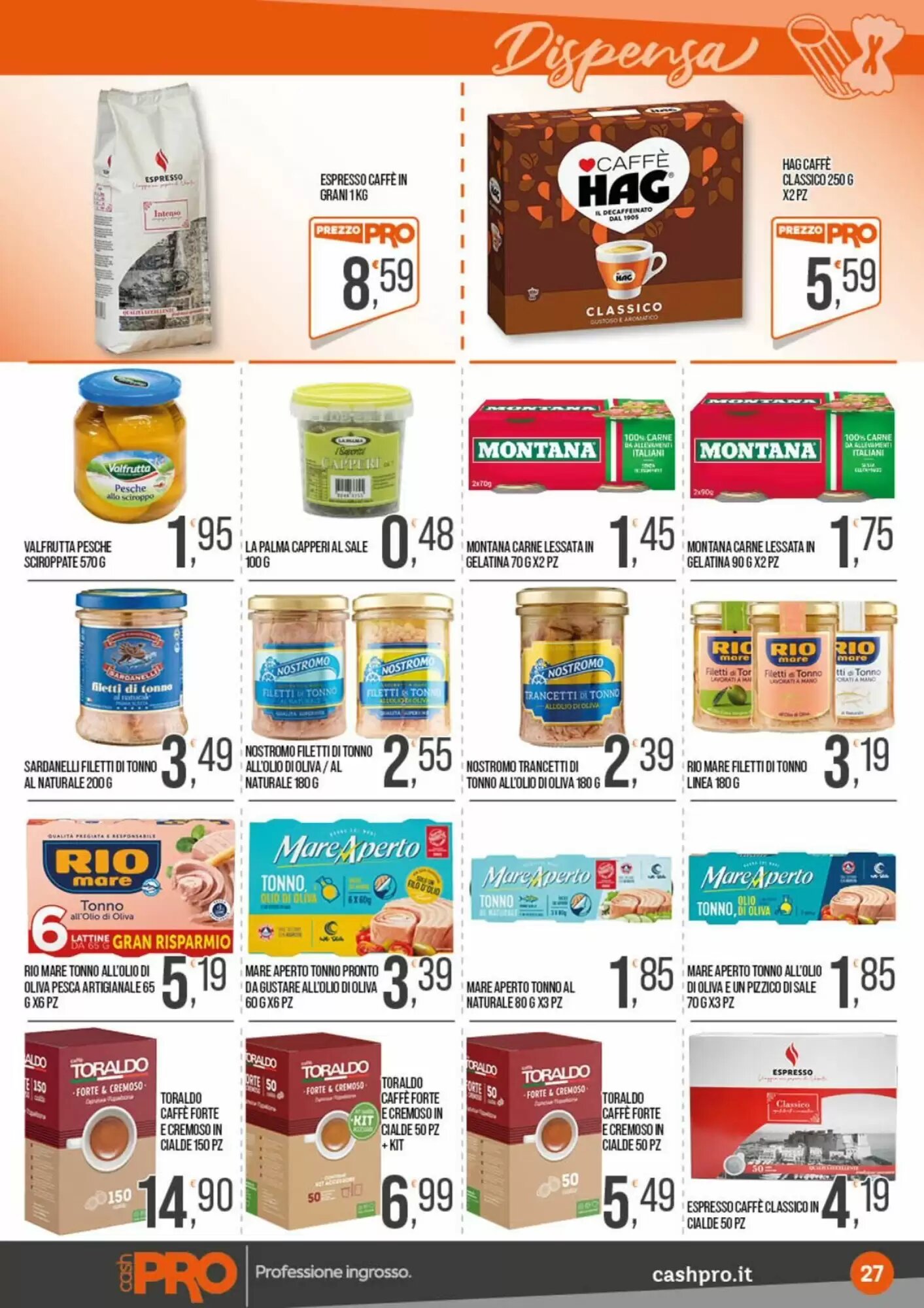 Volantino promozionale Cash pro  valide dal 08/09/2026 - Pagina 27.