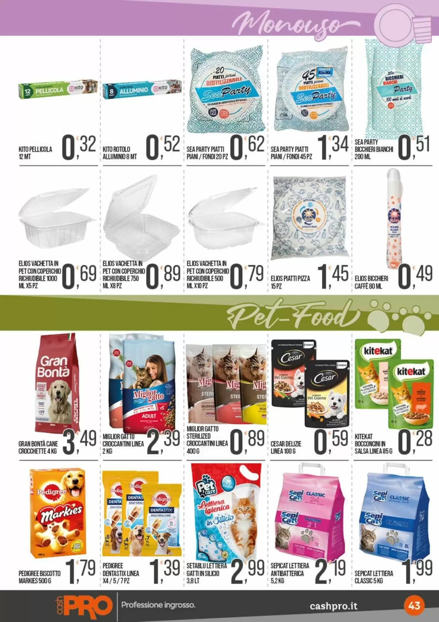 Volantino promozionale Cash pro  valide dal 08/09/2026 - Pagina 43.