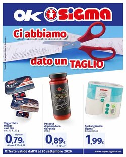 Volantino promozionale Ok Sigma  valide dal 08/09/2026