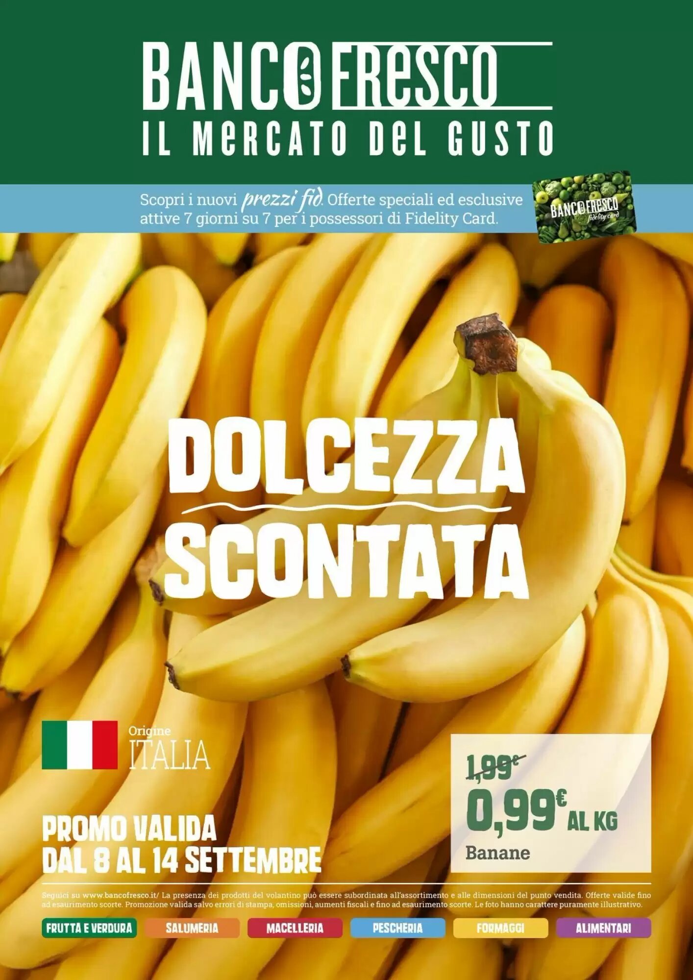 Volantino promozionale Banco Fresco valide dal 08/09/2026 - Pagina 1.