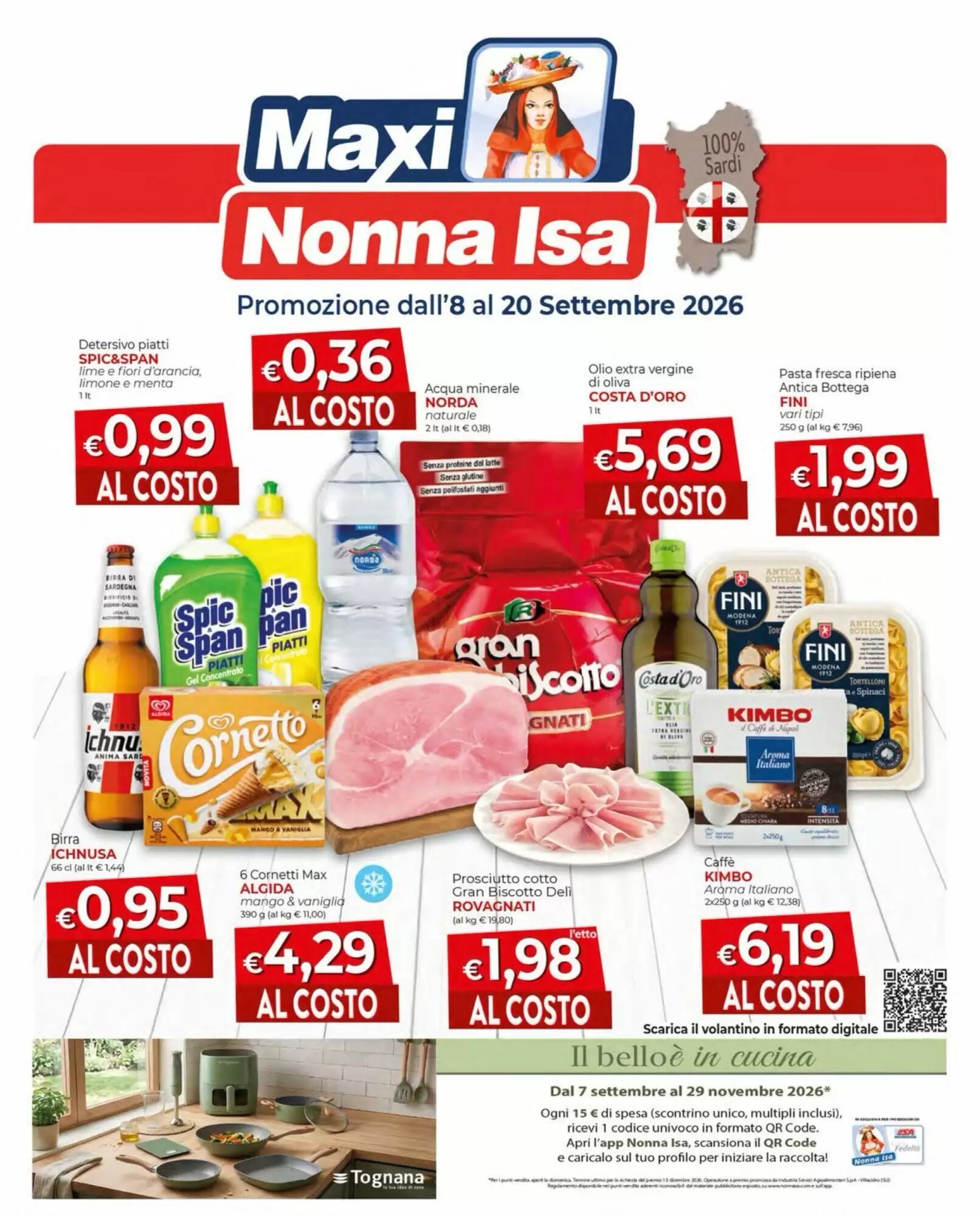Volantino promozionale Maxi Nonna Isa  valide dal 08/09/2026 - Pagina 1.
