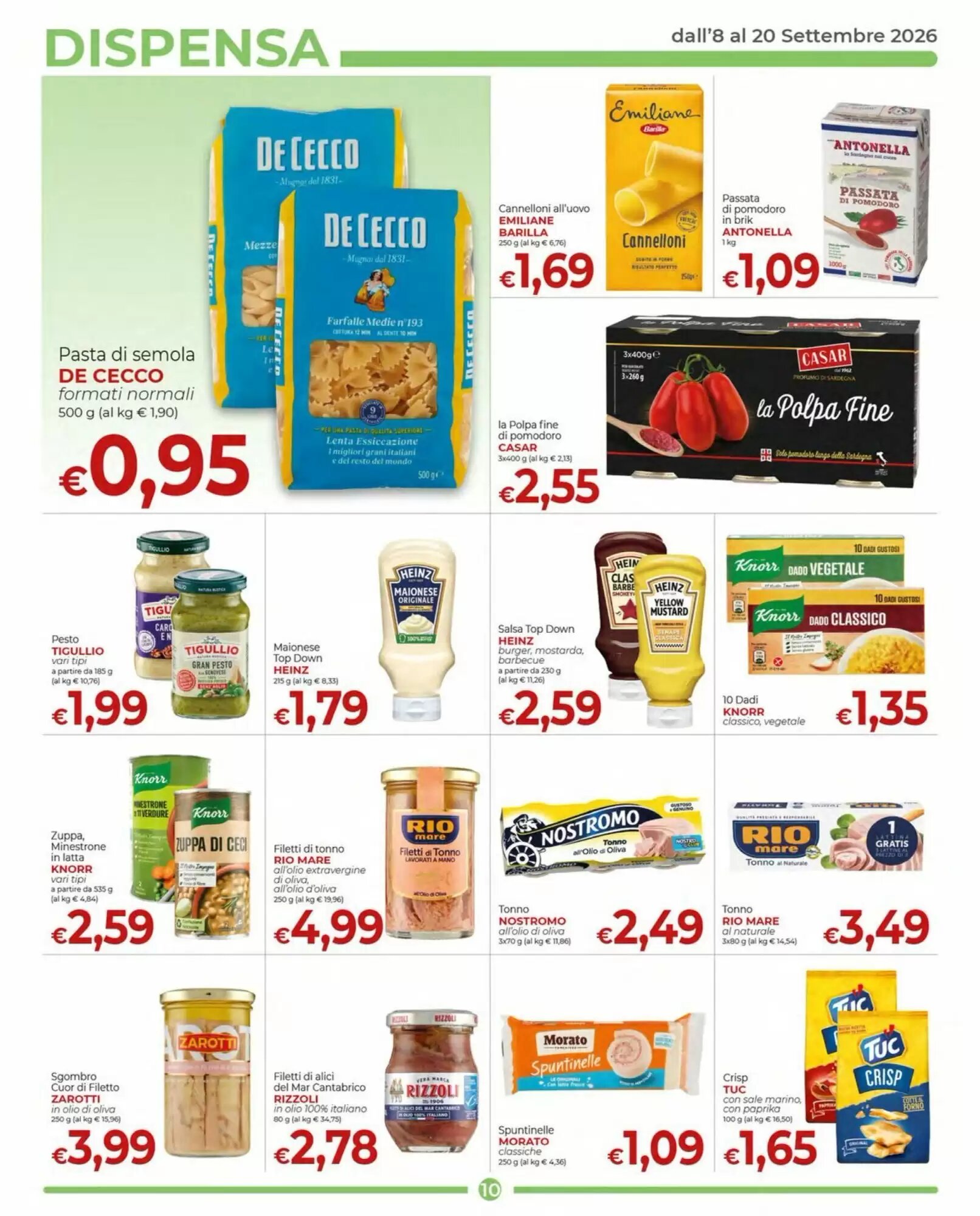 Volantino promozionale Maxi Nonna Isa  valide dal 08/09/2026 - Pagina 10.
