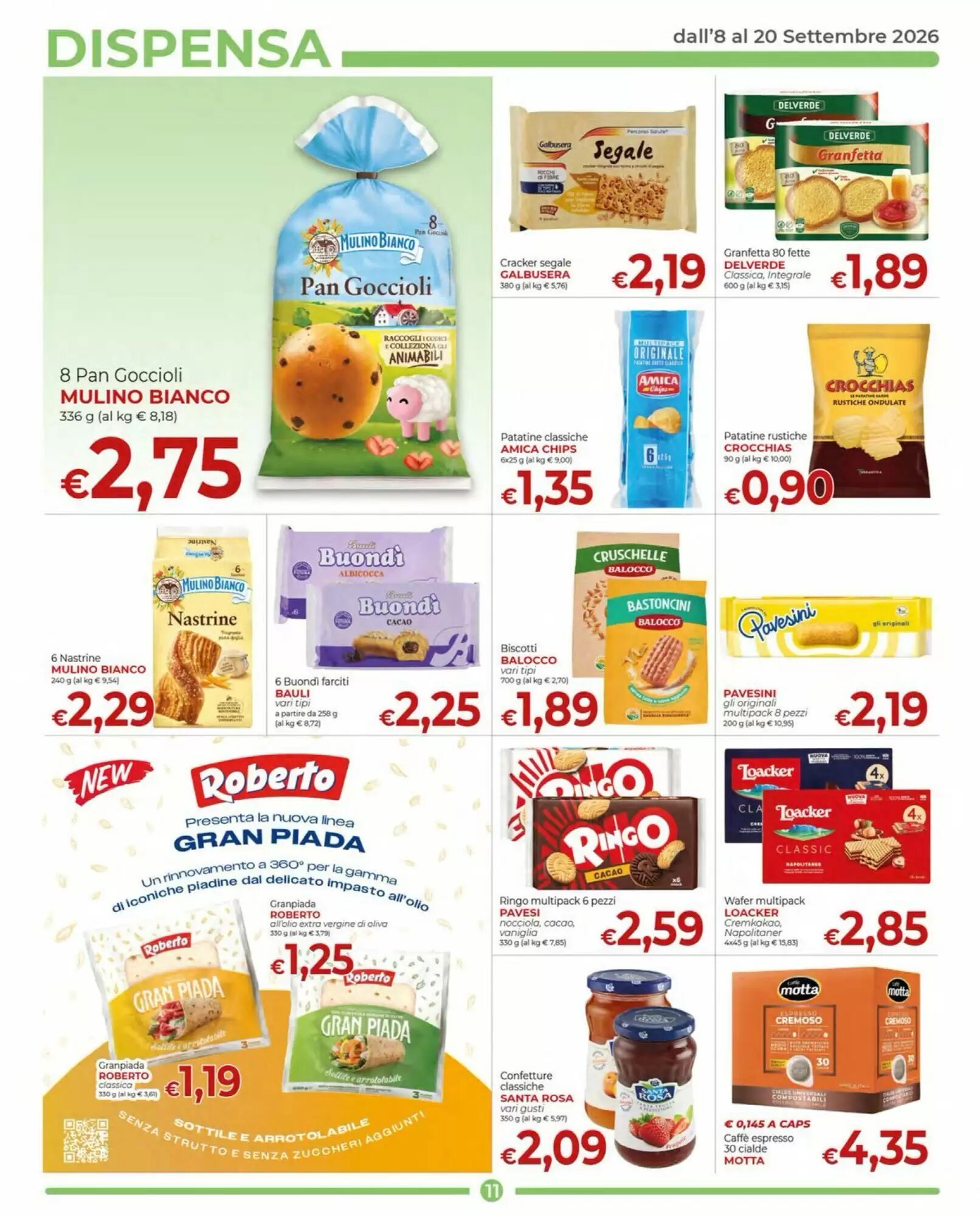 Volantino promozionale Maxi Nonna Isa  valide dal 08/09/2026 - Pagina 11.