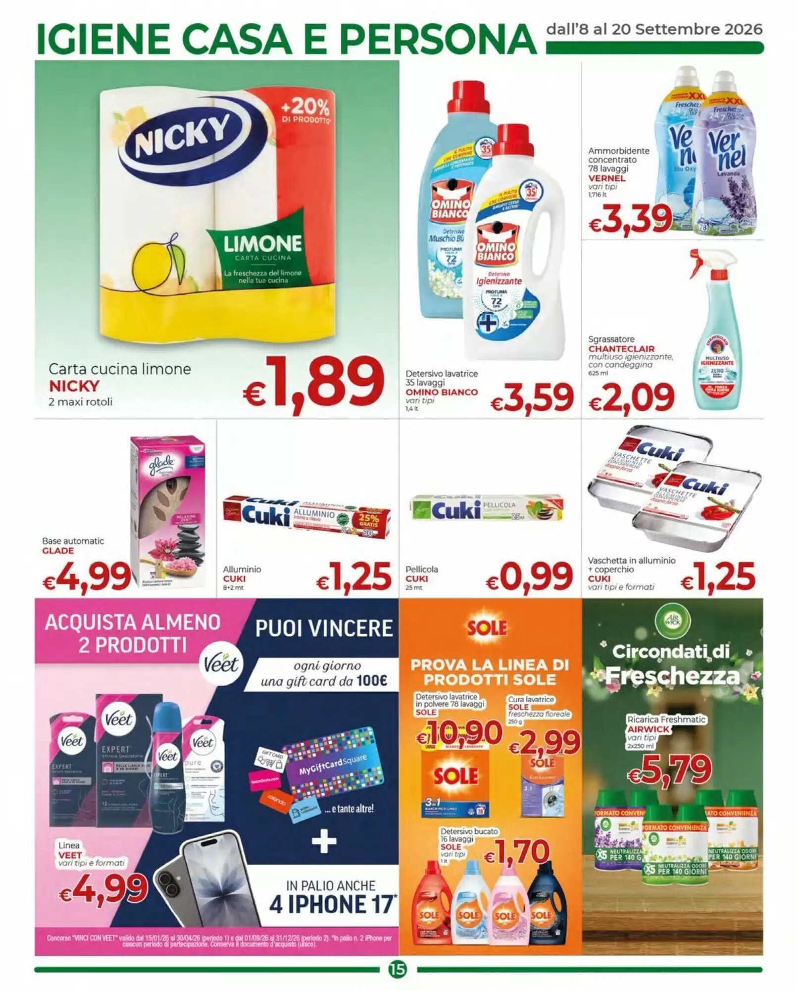 Volantino promozionale Maxi Nonna Isa  valide dal 08/09/2026 - Pagina 15.