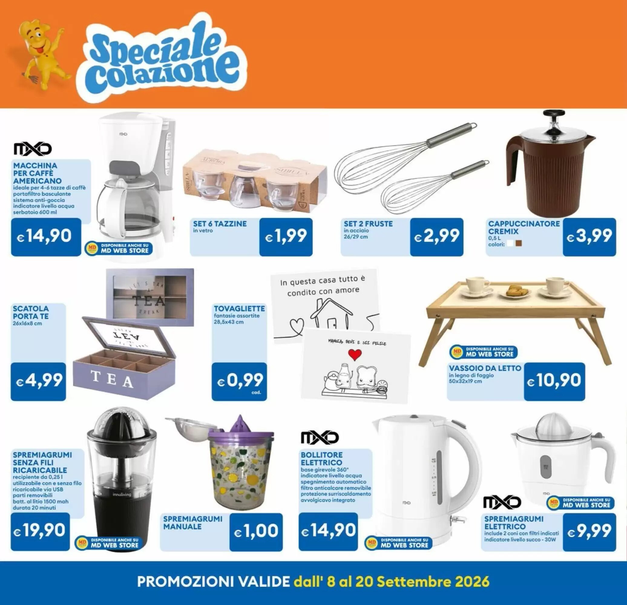 Volantino promozionale MD Discount  valide dal 08/09/2026 - Pagina 16.