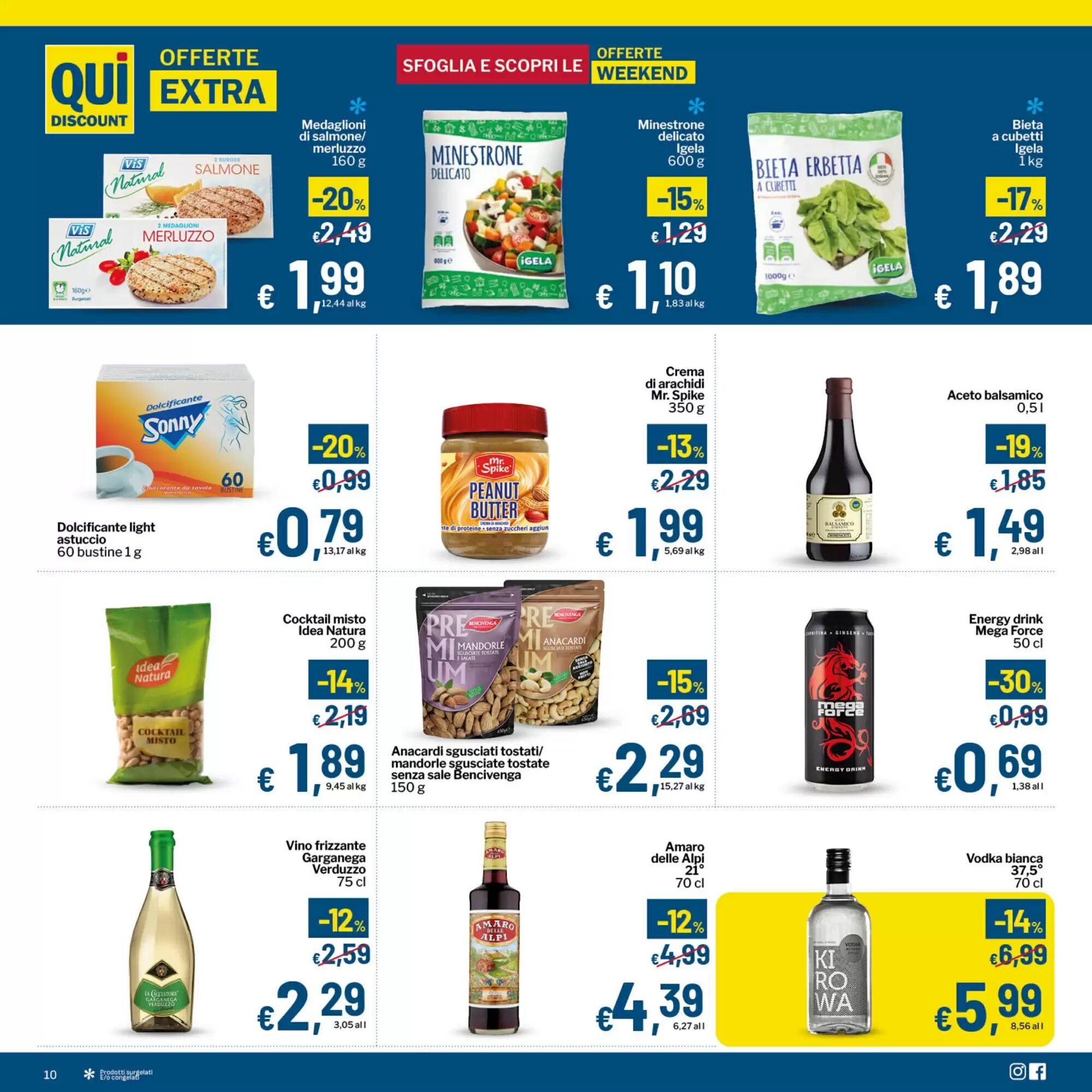 Volantino promozionale Qui Discount  valide dal 08/09/2026 - Pagina 10.