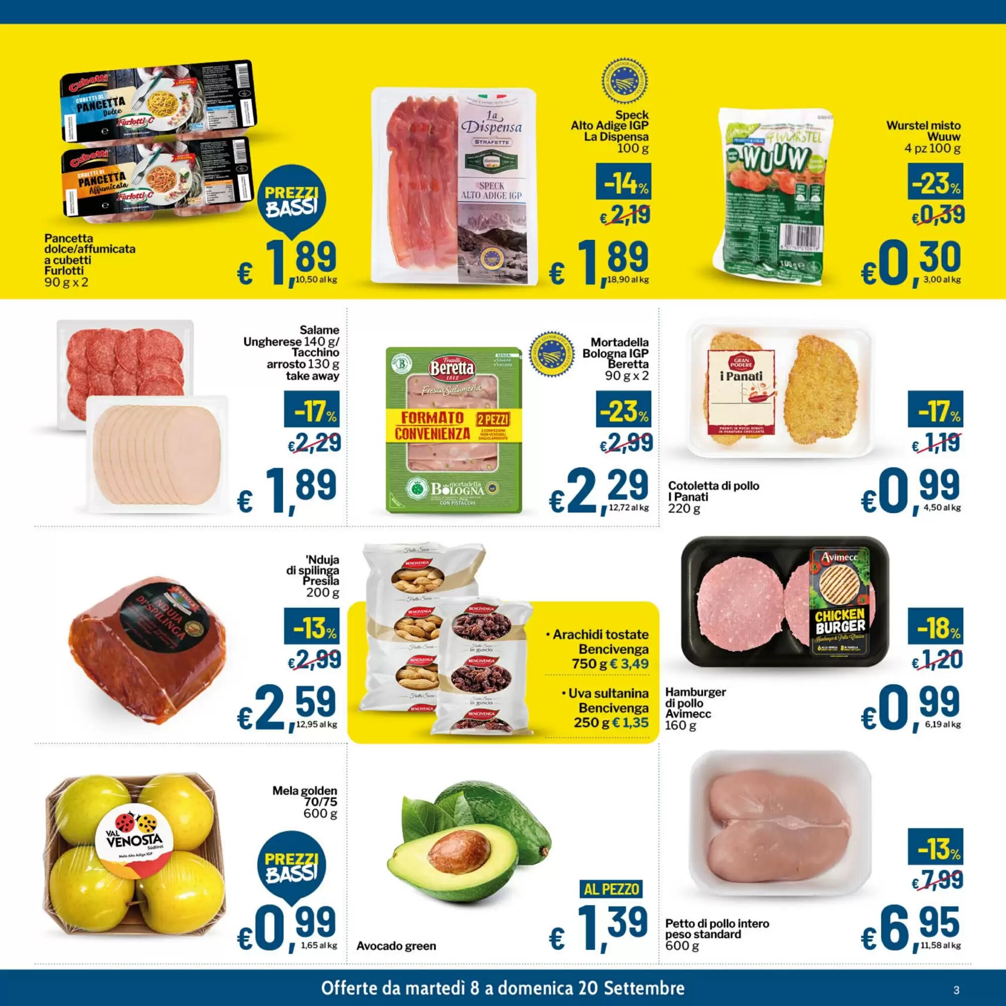 Volantino promozionale Qui Discount  valide dal 08/09/2026 - Pagina 3.