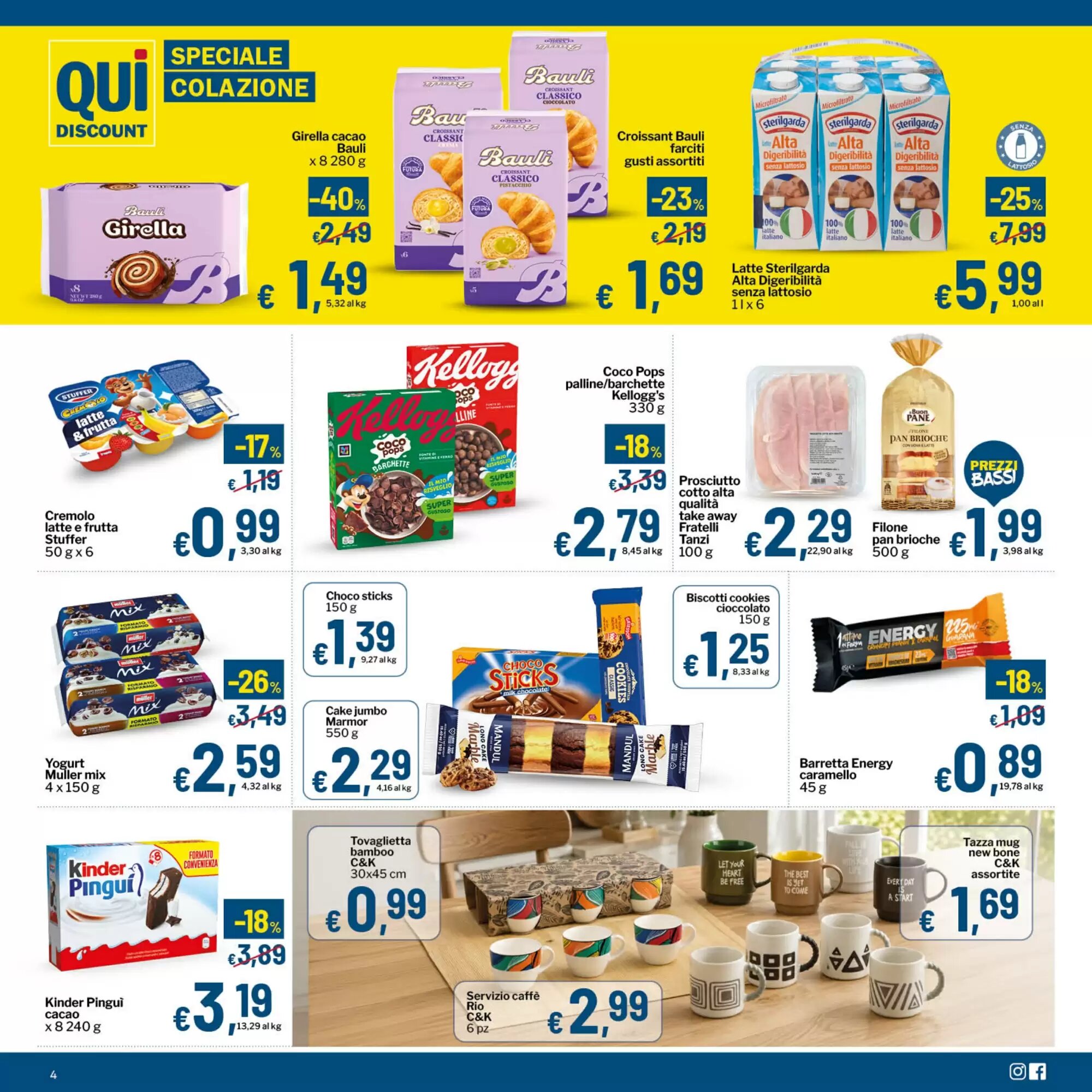 Volantino promozionale Qui Discount  valide dal 08/09/2026 - Pagina 4.
