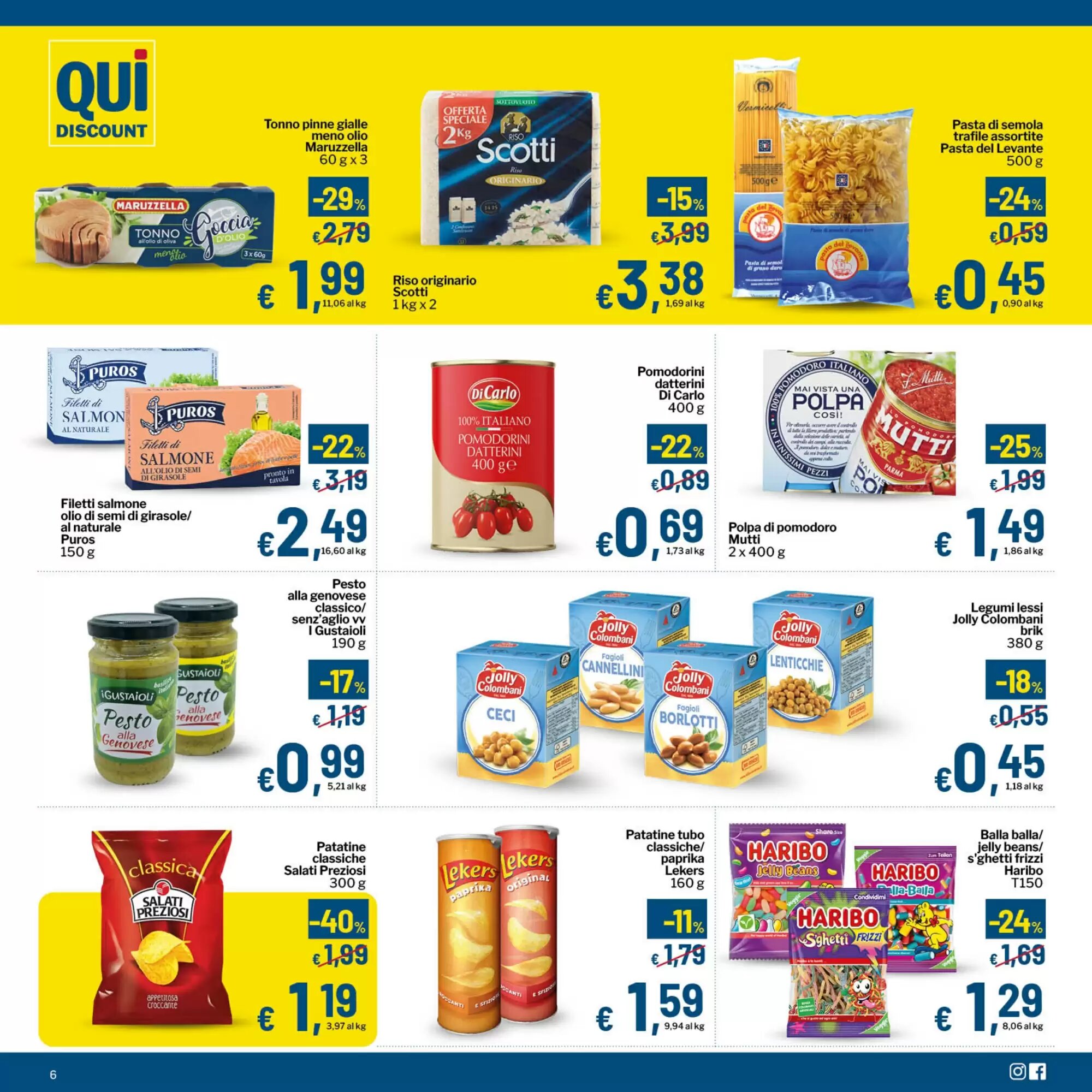 Volantino promozionale Qui Discount  valide dal 08/09/2026 - Pagina 6.