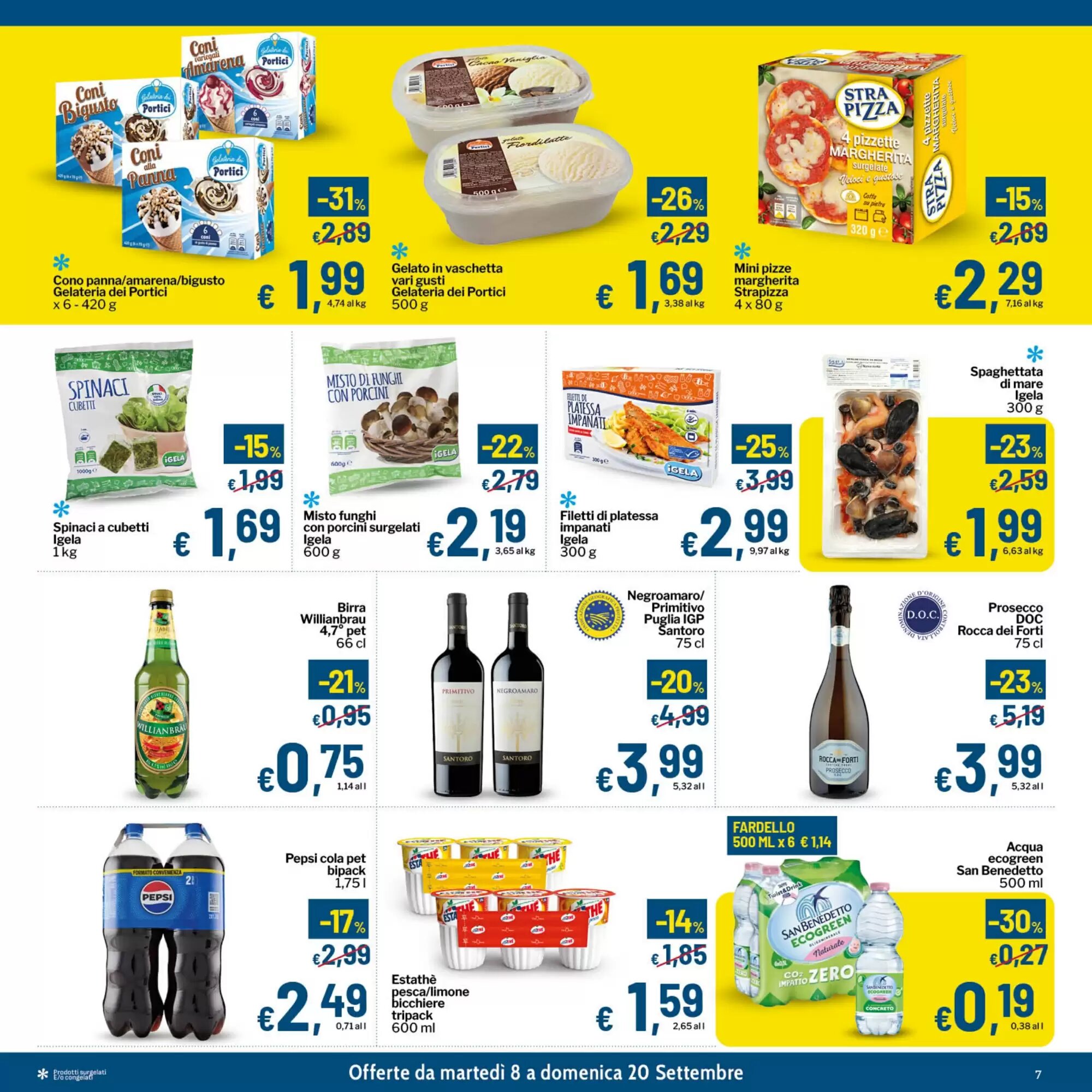 Volantino promozionale Qui Discount  valide dal 08/09/2026 - Pagina 7.