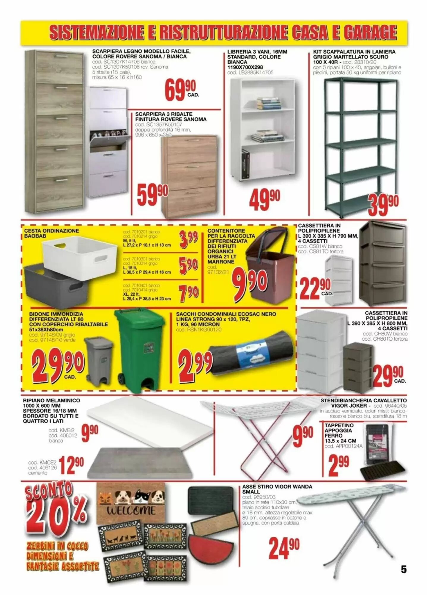 Volantino promozionale Mondo Brico  valide dal 08/09/2026 - Pagina 5.