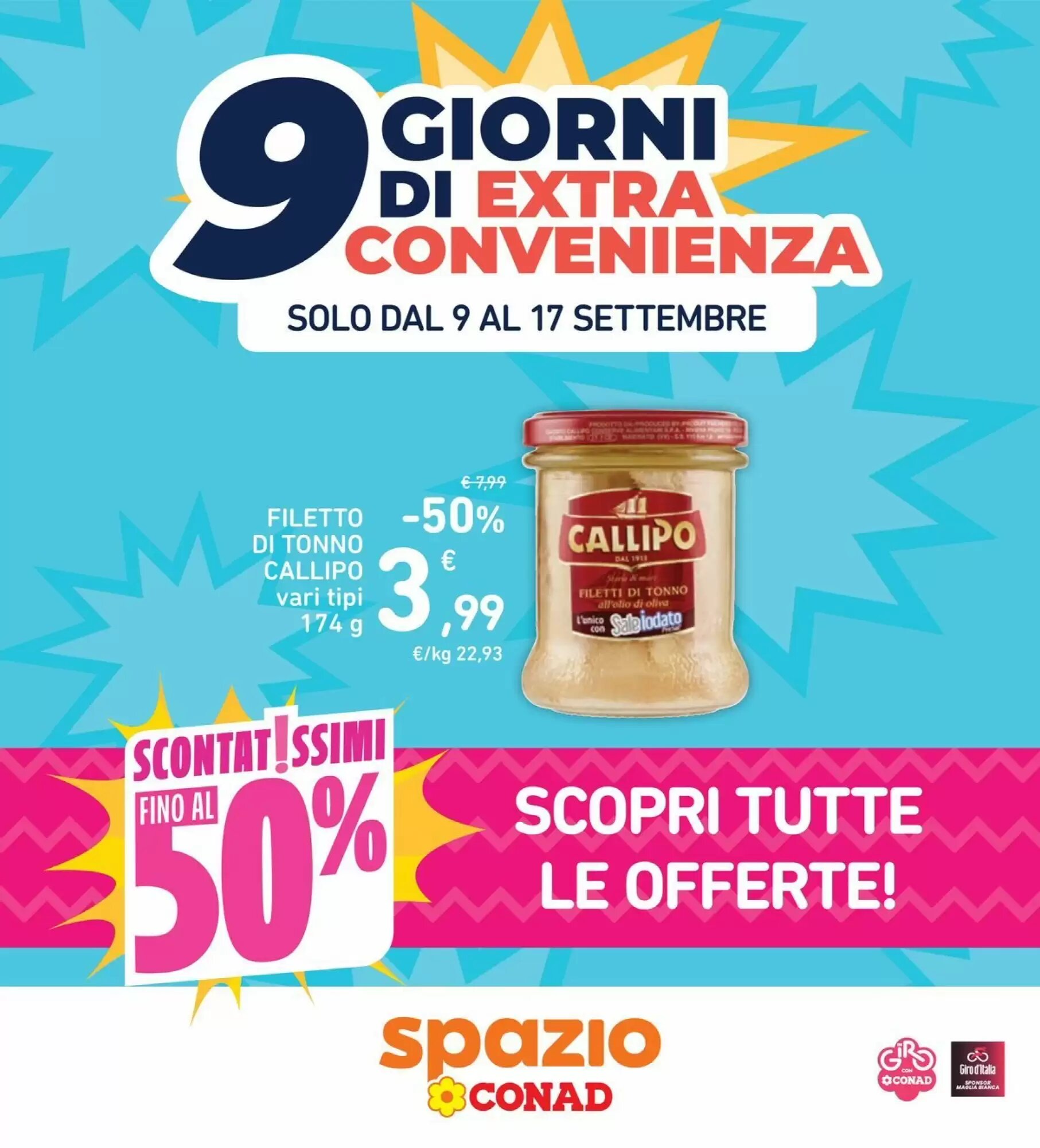 Volantino promozionale Spazio Conad  valide dal 09/09/2026 - Pagina 1.