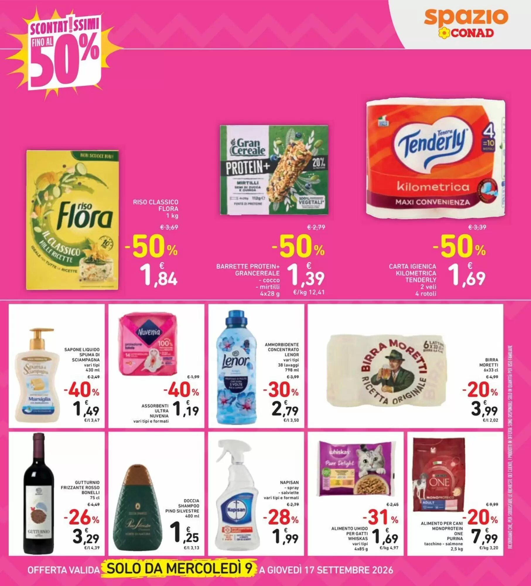 Volantino promozionale Spazio Conad  valide dal 09/09/2026 - Pagina 3.