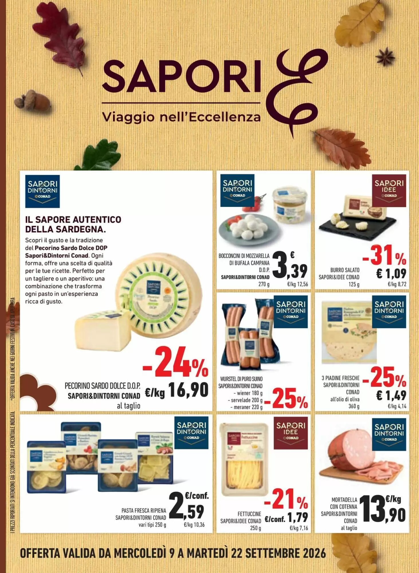 Volantino promozionale Conad Margherita  valide dal 09/09/2026 - Pagina 10.