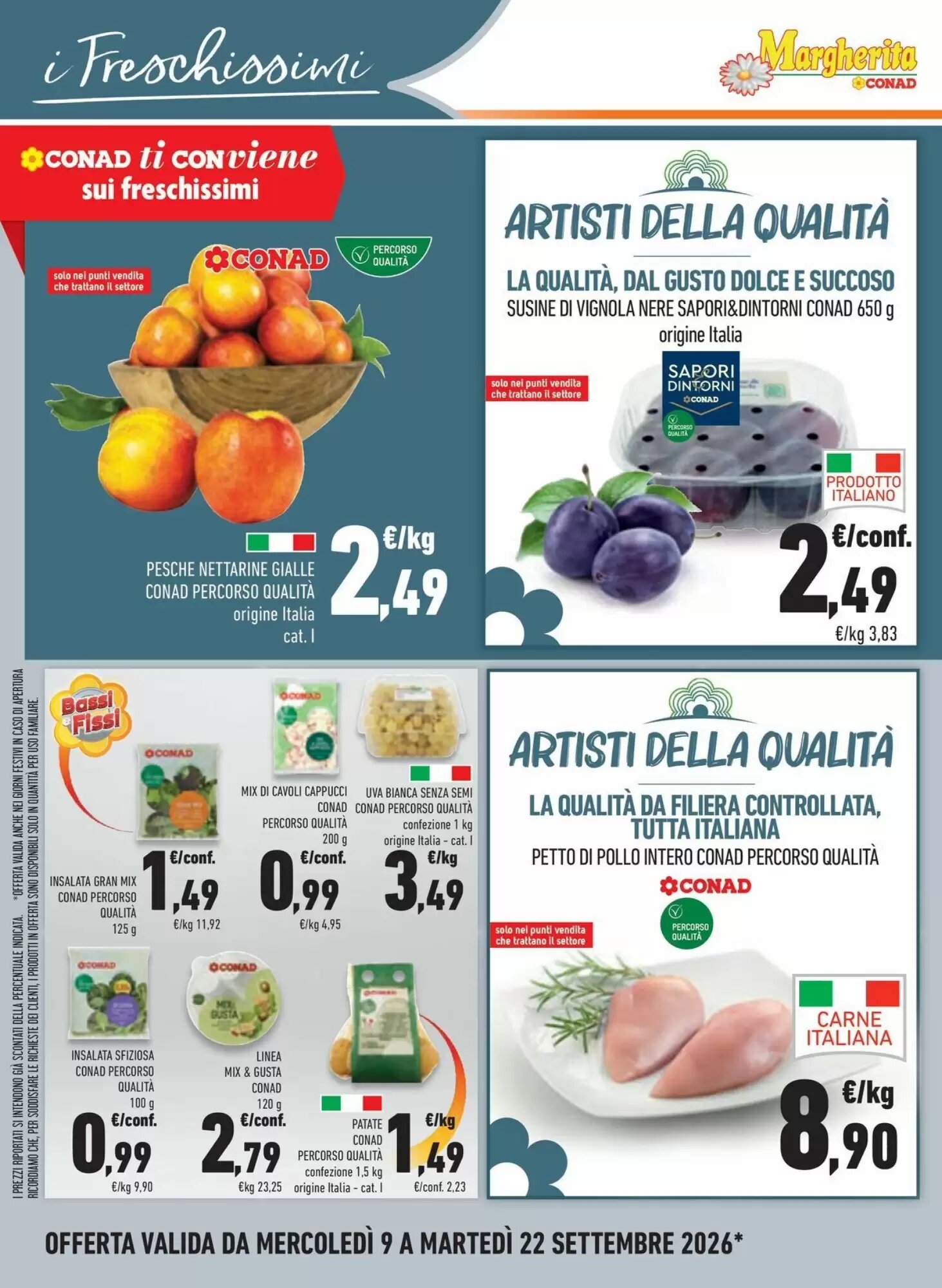 Volantino promozionale Conad Margherita  valide dal 09/09/2026 - Pagina 14.