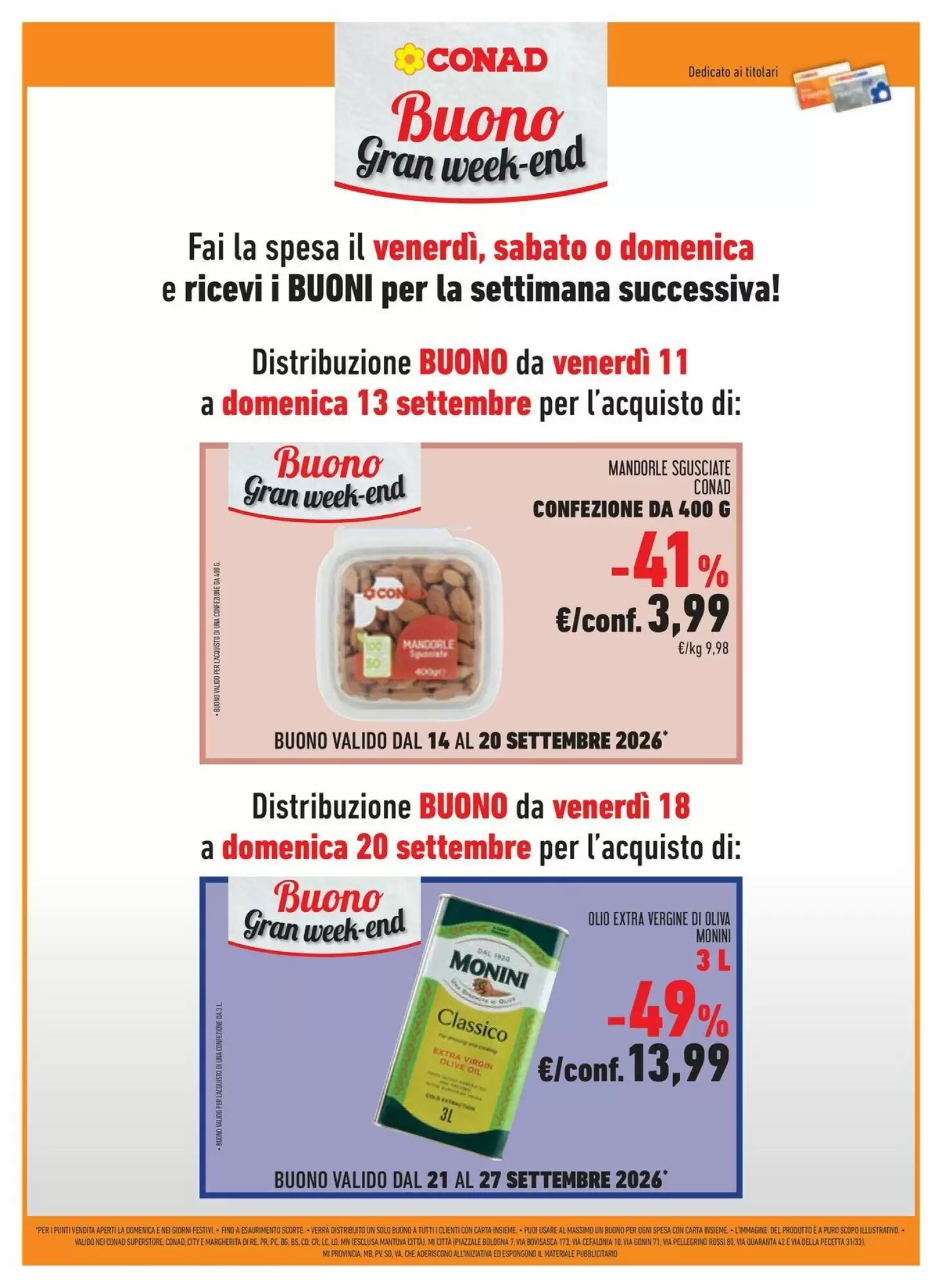 Volantino promozionale Conad Margherita  valide dal 09/09/2026 - Pagina 16.