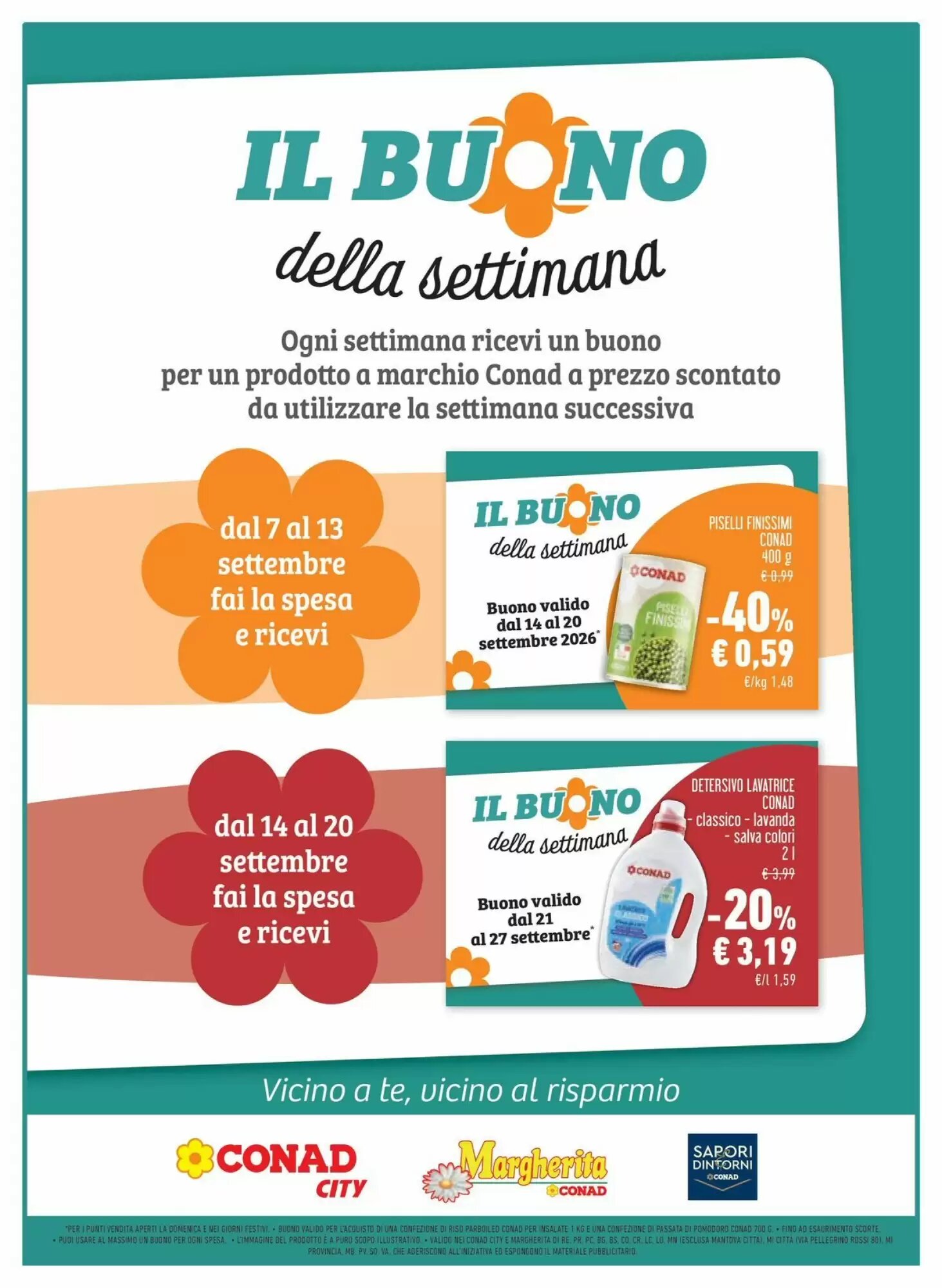 Volantino promozionale Conad Margherita  valide dal 09/09/2026 - Pagina 17.