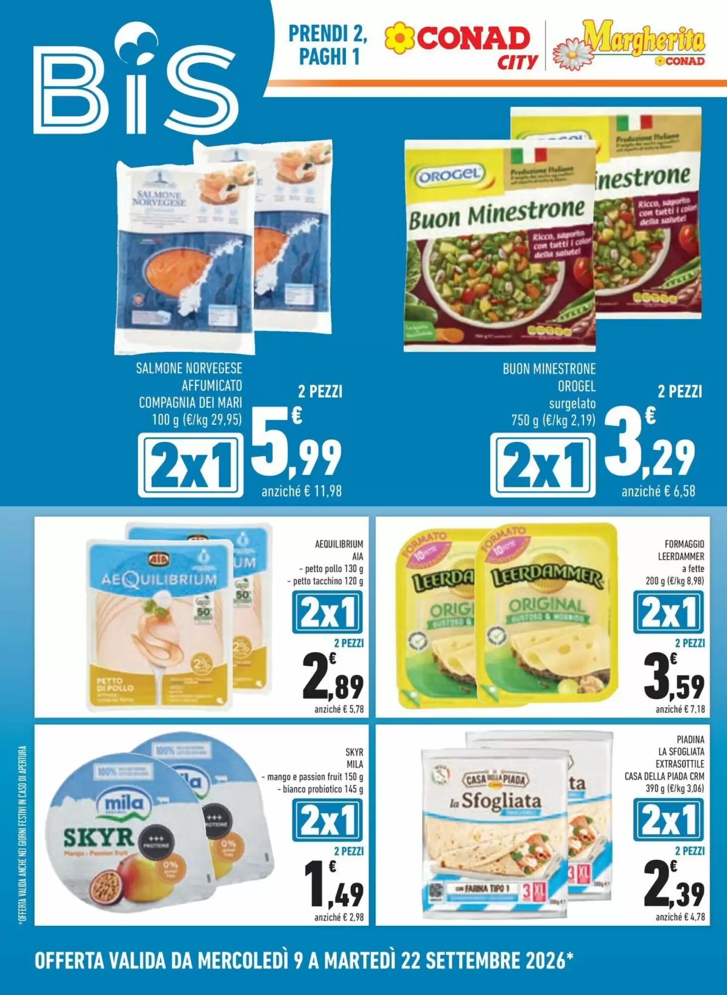 Volantino promozionale Conad Margherita  valide dal 09/09/2026 - Pagina 2.